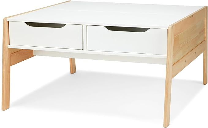 Melissa & Doug Kids Furniture Wooden Art & Activity Table with Bins Wooden Kids Activity Table, w... | Amazon (US)