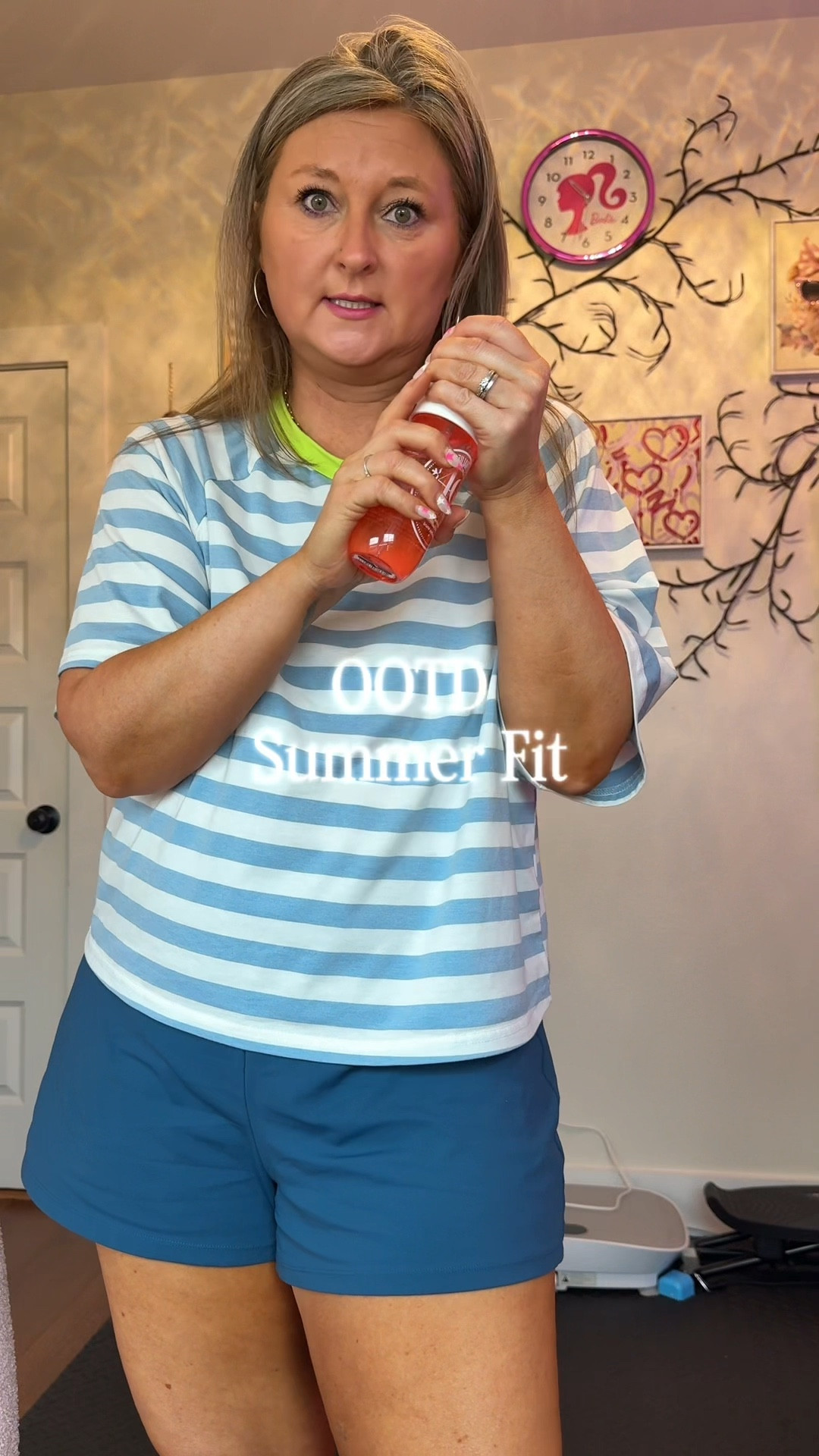 Summer uniform unlocked! ☀️ Rocking my favorite Halara shorts, my go-to striped tee, and a few of my fave jewelry pieces. Easy, comfy, and cute—pretty sure I’ll be living in this all summer long. #SummerOOTD #ComfyAndCute #HalaraShorts #CasualSummerStyle #OOTD

#LTKMidsize #LTKStyleTip