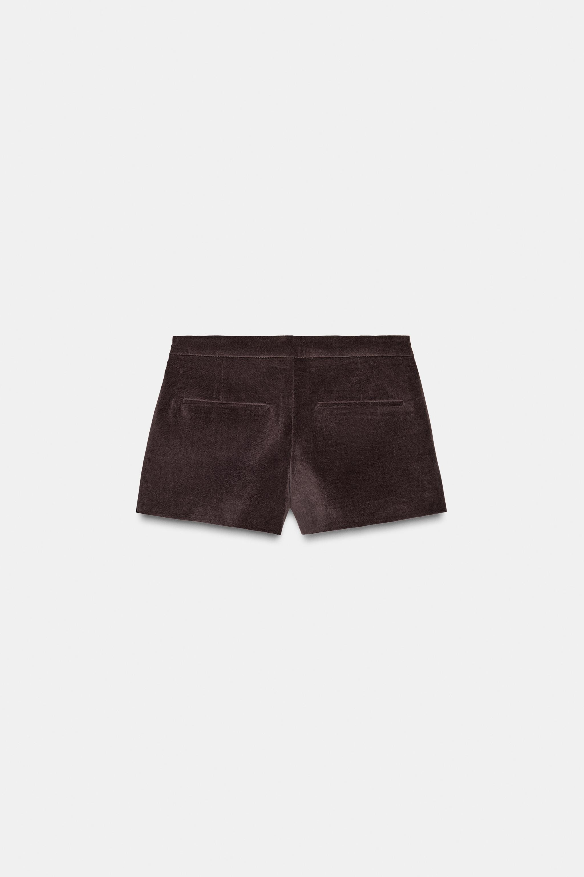 VELVET SHORTS | Zara US