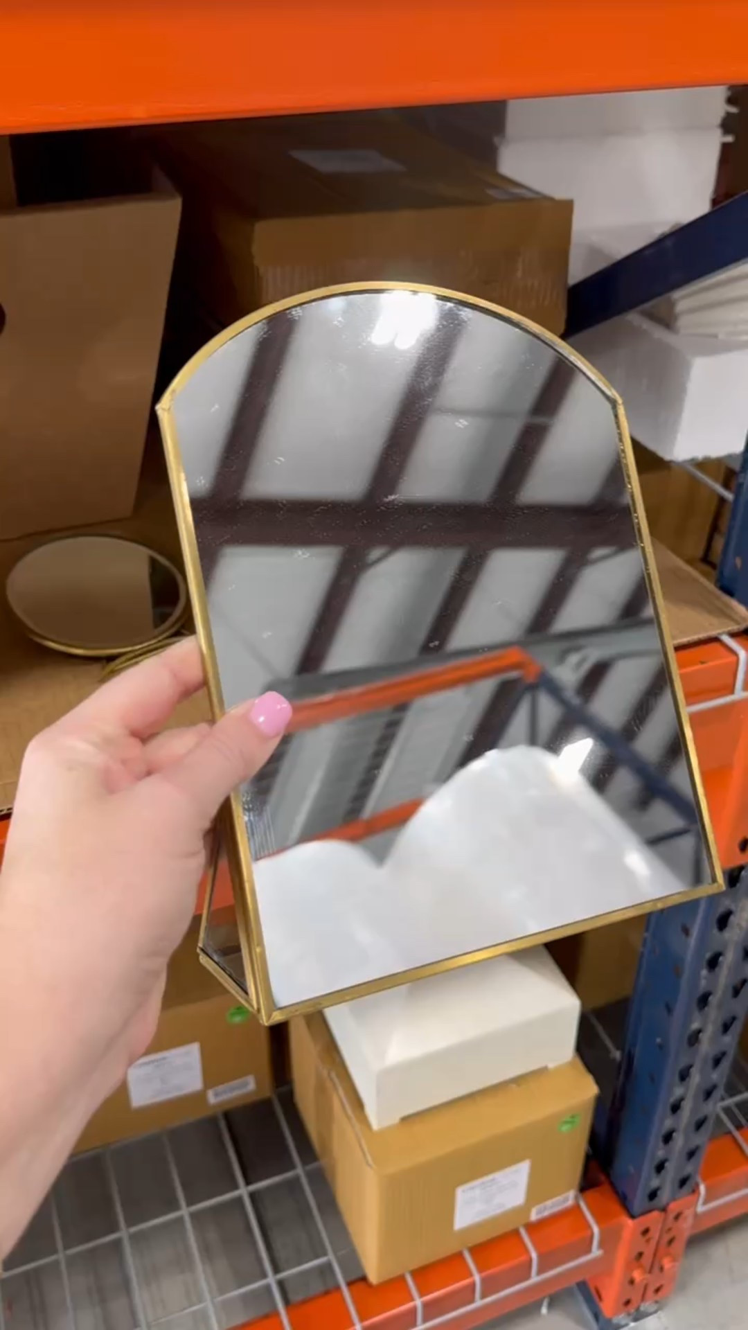 The cutest vanity mirror!

#LTKHome #LTKSeasonal #LTKgrwm