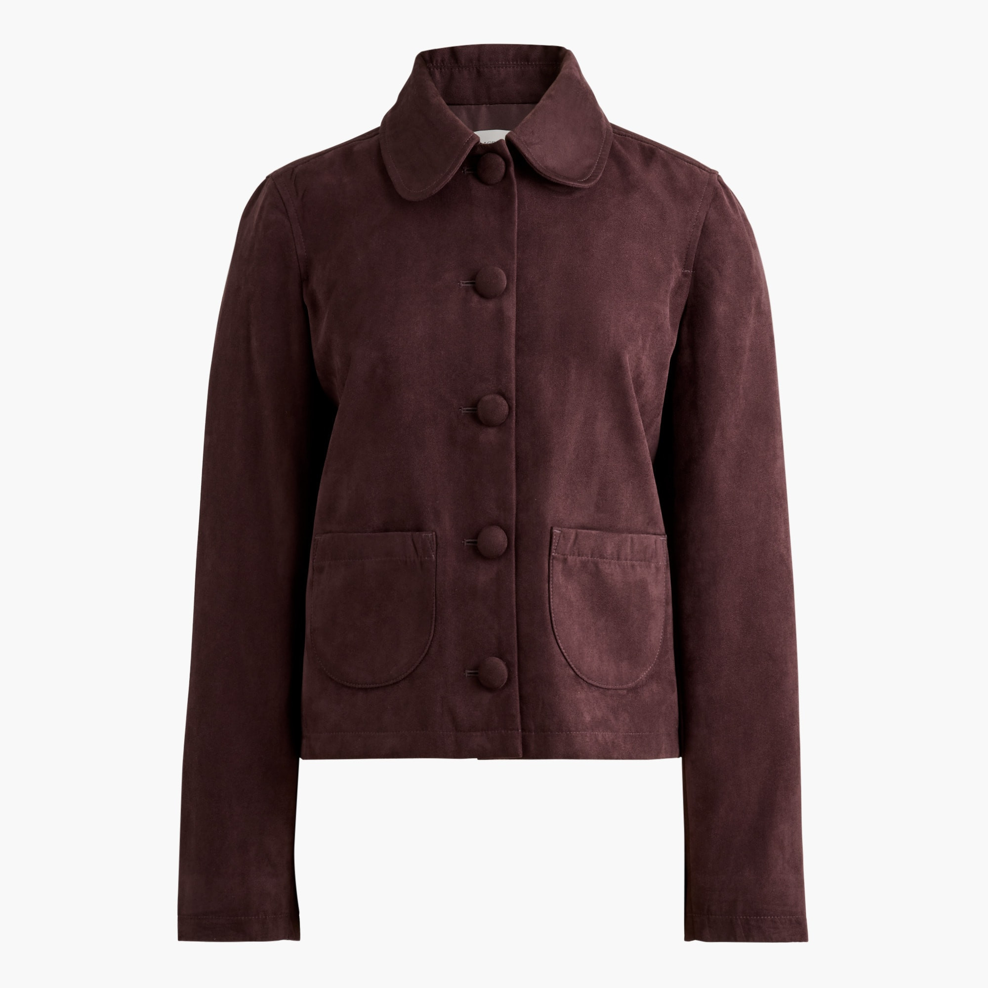 Cropped sueded jacket | J.Crew Factory