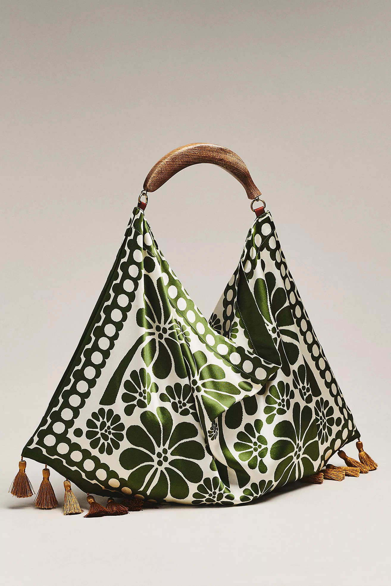 Farm Rio Scarf Fringed Jacquard Tote Bag | Anthropologie (US)