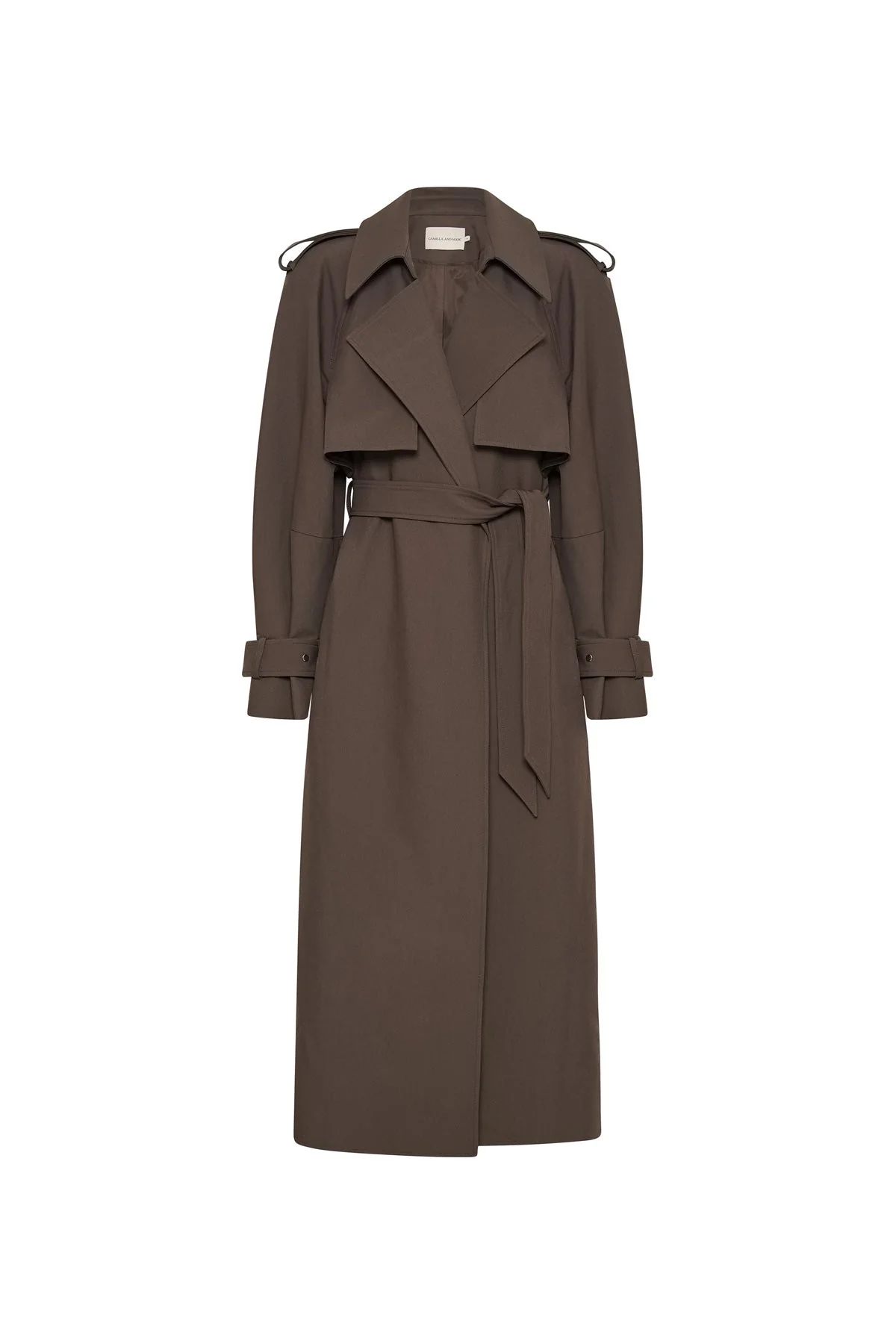 Mallory Midi Coat in Fossil Green - C&M |CAMILLA AND MARC® Official | Camilla and Marc