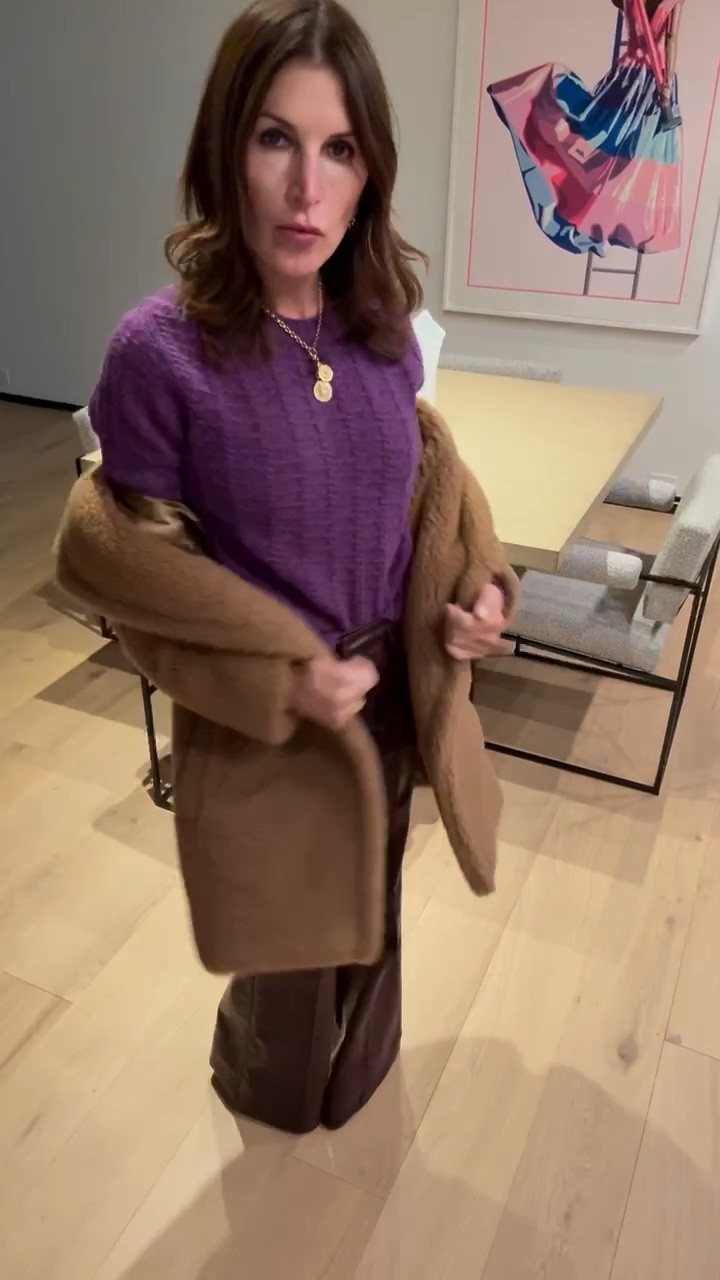 Stay warm this winter with this fab Teddy Coat! I’ve paired it with a cable knit and leather pants! 

❤️ EAB 

#LTKOver40 #LTKSeasonal #LTKStyleTip