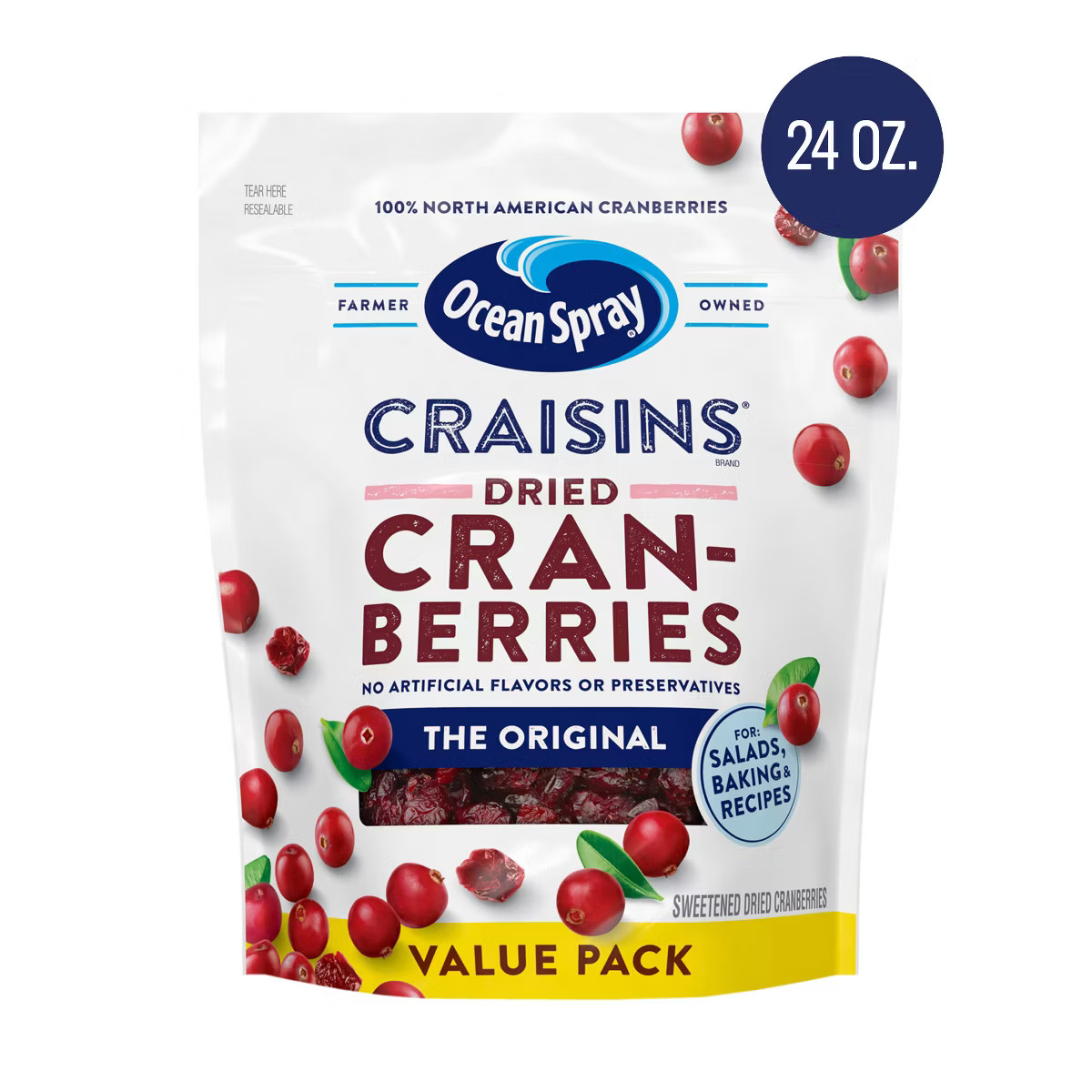 Ocean Spray Dried Cranberries Value Pack - 24oz | Target