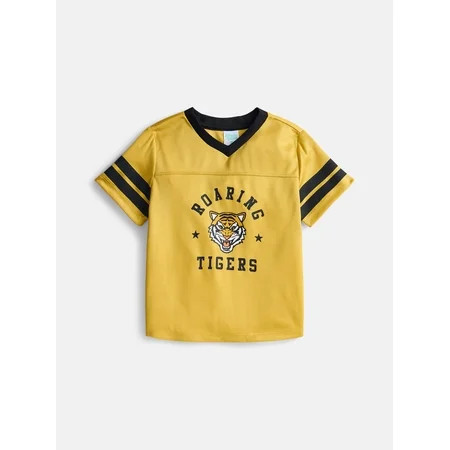 Wonder Nation Toddler Boys Football Tee, Sizes 12M-5T | Walmart (US)