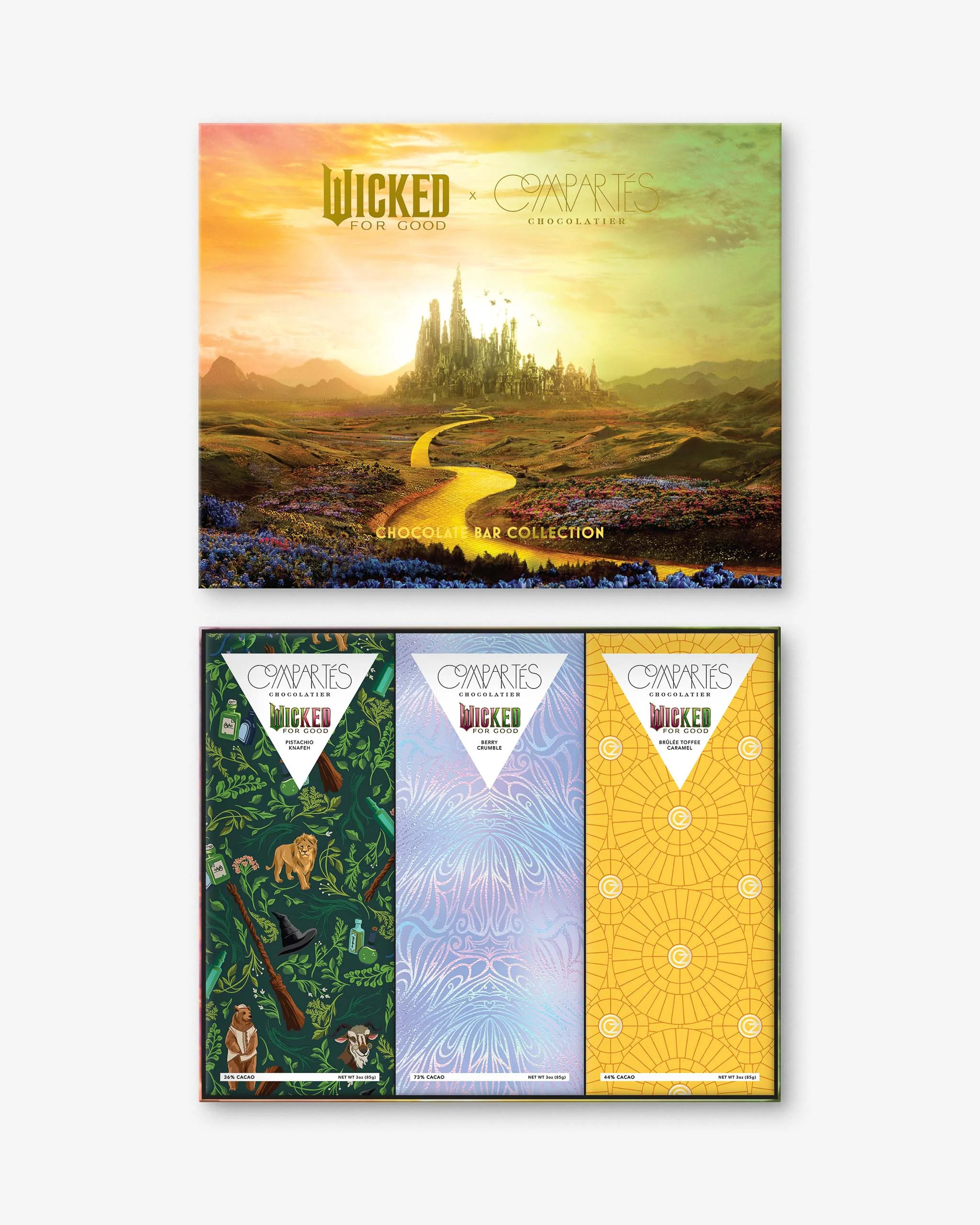 Wicked: For Good Movie Chocolate Bar Gift Set - Design Edition | Compartés