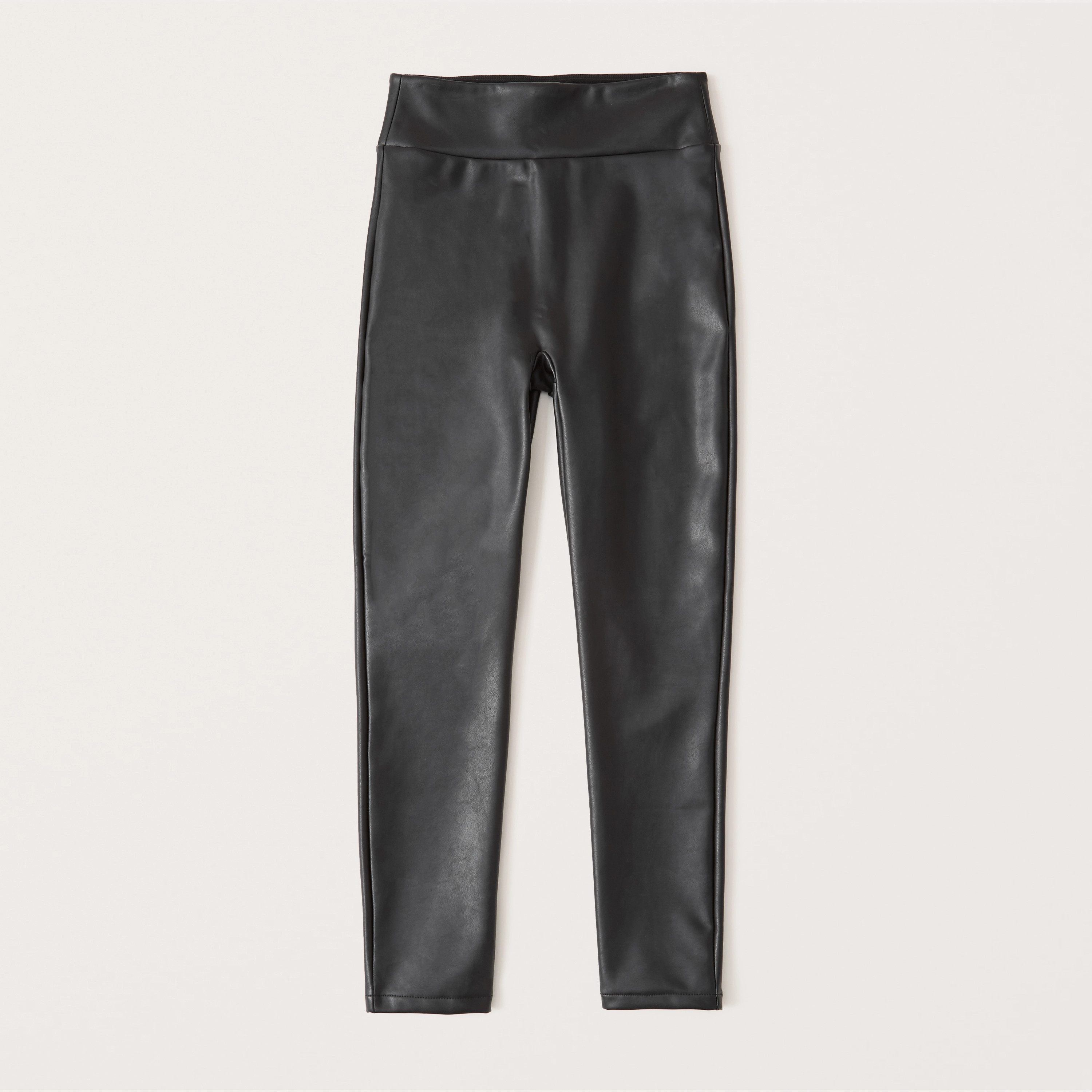 Vegan Leather Leggings | Abercrombie & Fitch (US)