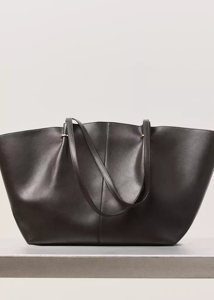 Shopper bag with metallic details | Mango (US/MX/AU)