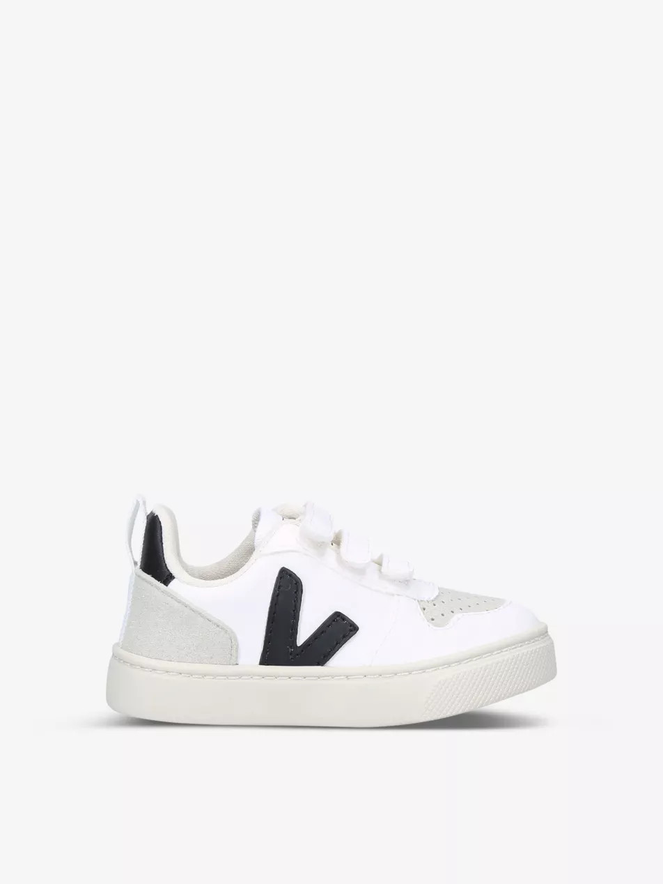 V-10 logo-appliqué coated-cotton low-top trainers 2-5 years | Selfridges
