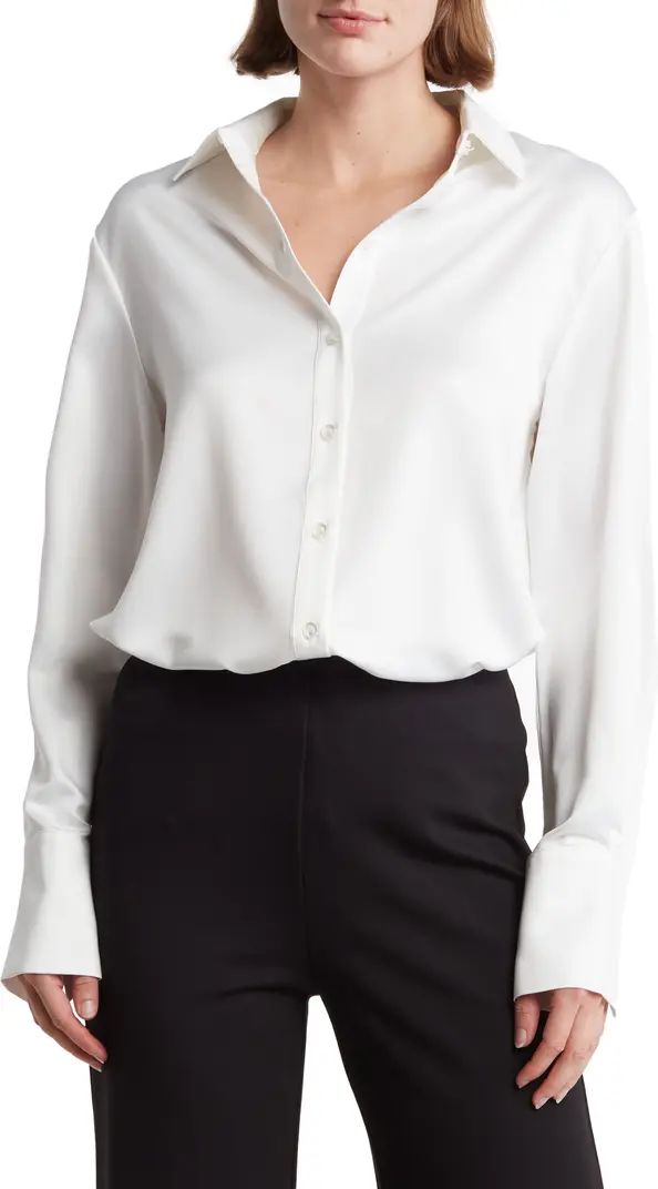 T Tahari Long Sleeve Button-Up Tunic Shirt | Nordstromrack | Nordstrom Rack