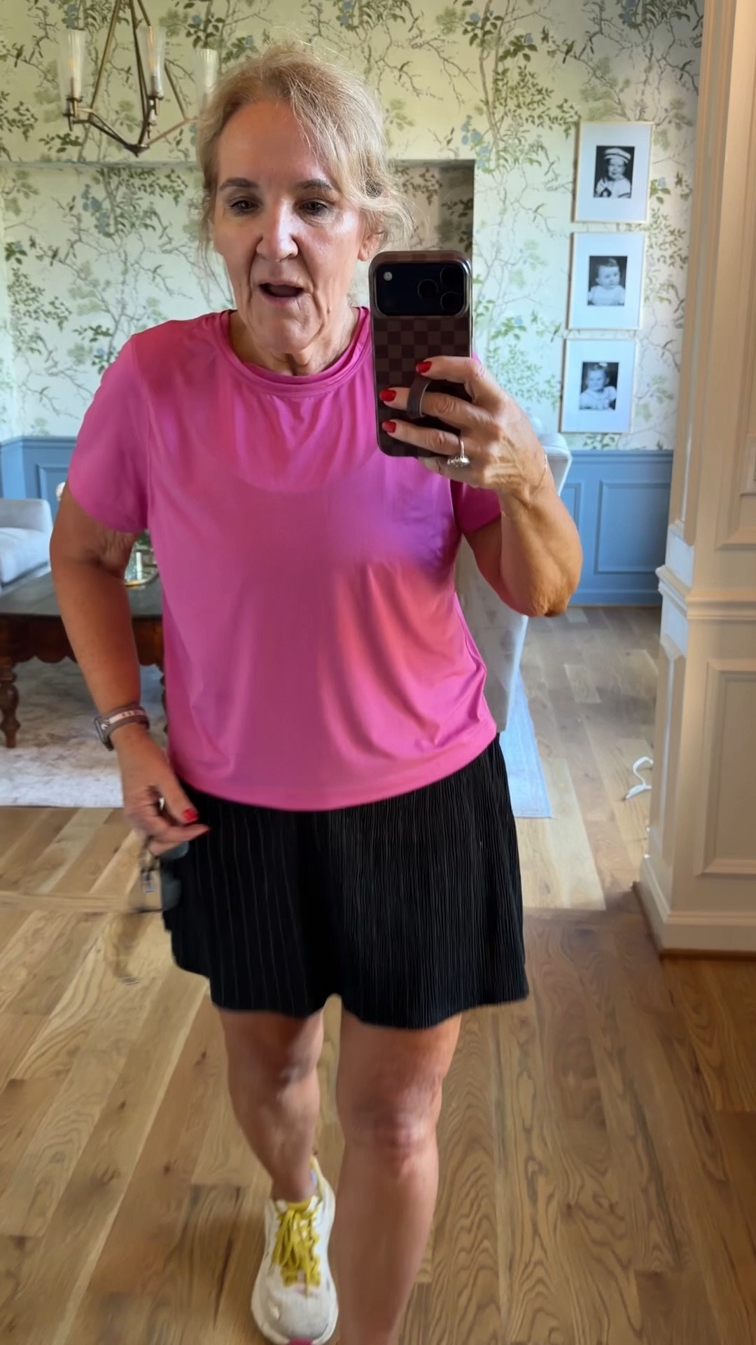A few new spanks activewear pieces that are great in the warm temps. I wear a size medium and tops and large in the skort

#LTKSaleAlert #LTKOver40 #LTKootd