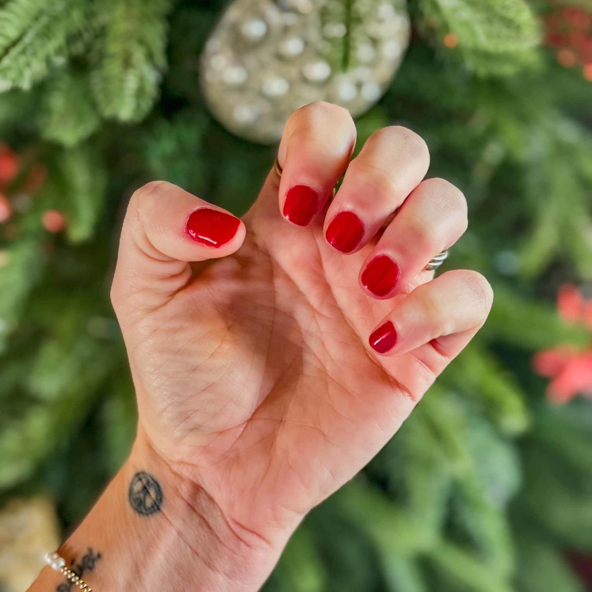 Is there anything better than a fresh mani? I think not! 💅🏼❤️ I ventured out and did my own this time! I used Ella+Milla non toxic nail care to achieve this Christmas Red mani and I’m obsessed!! Not to mention it’s vegan, cruelty-free, 17-free, and made in the USA which means SAFE for my girls nails too. So cheers to all the mommy and me manis & pedis to come 🫶🏼

 I used the following @ellamila products : 
1. All About the Base (Base coat) 
2. Unwrap Me (Red) 🎁
3. In a Rush Top Coat
Get them all at your local @target today! 
#ellamilaholiday #ellamila #nontoxicnailcare #targetfinds



#LTKHoliday #LTKFamily #LTKBeauty