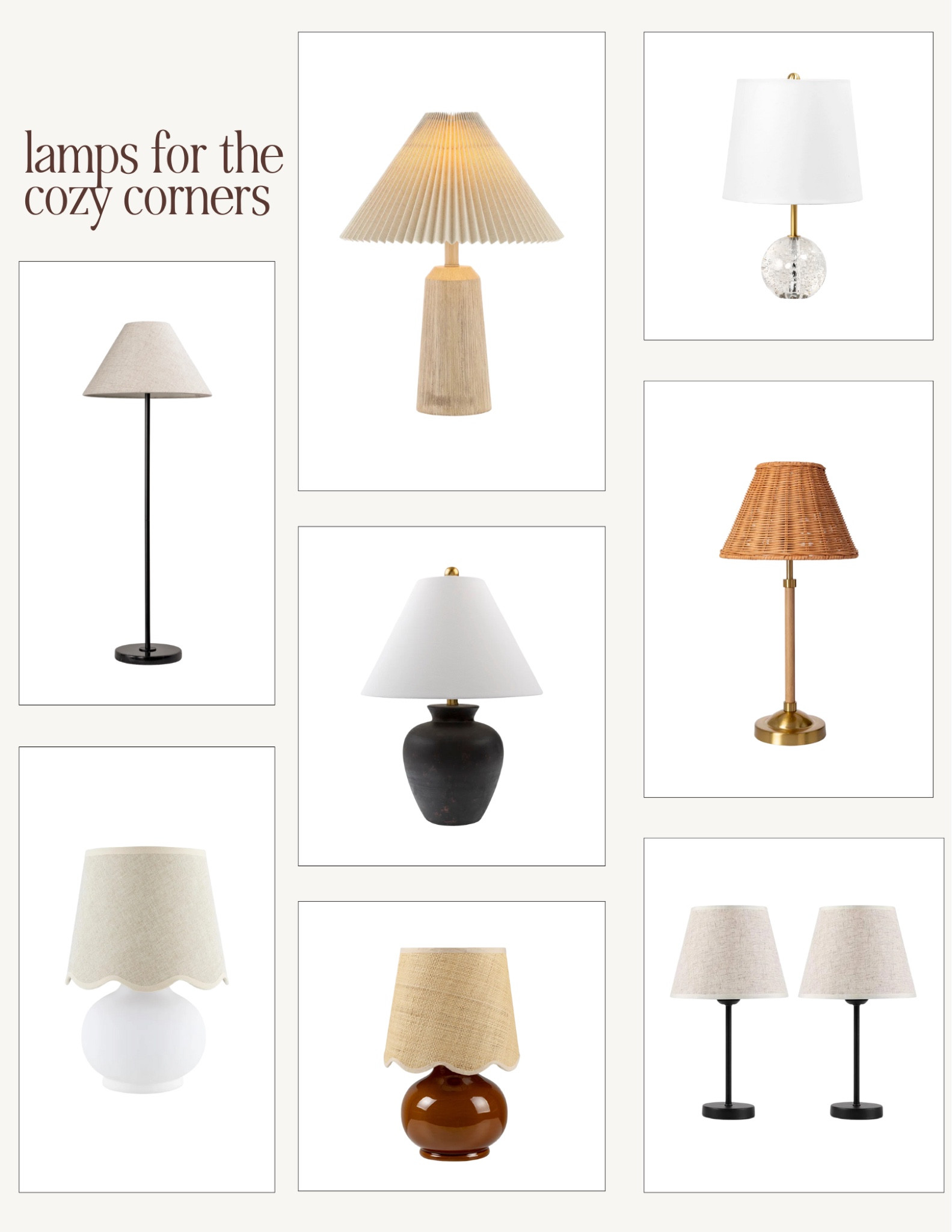 A roundup of the cutest lamps, all available in Canada and all under $175 (and most under $100!). 

#LTKcasa #LTKsale #LTKcanada