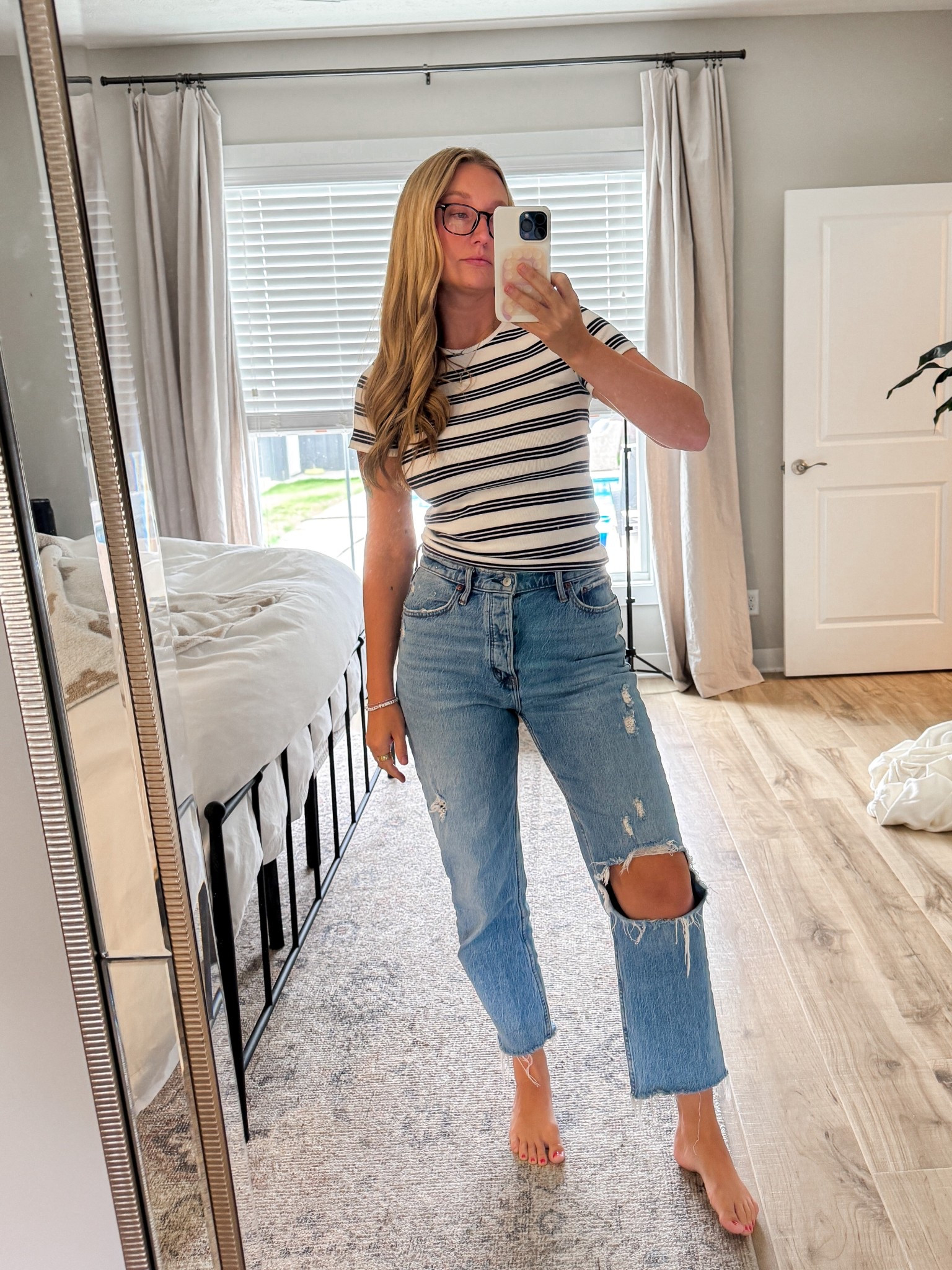 J Crew and denim … basics for the win. Wearing my true size in both! 

#LTKStyleTip