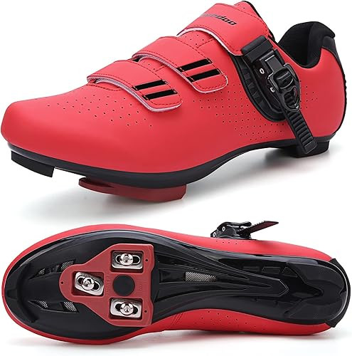 Mens Womens Cycling Shoes Compatible with Pelaton Bike Shoes Road Bike Shoes Riding Bicycle Pre-i... | Amazon (US)