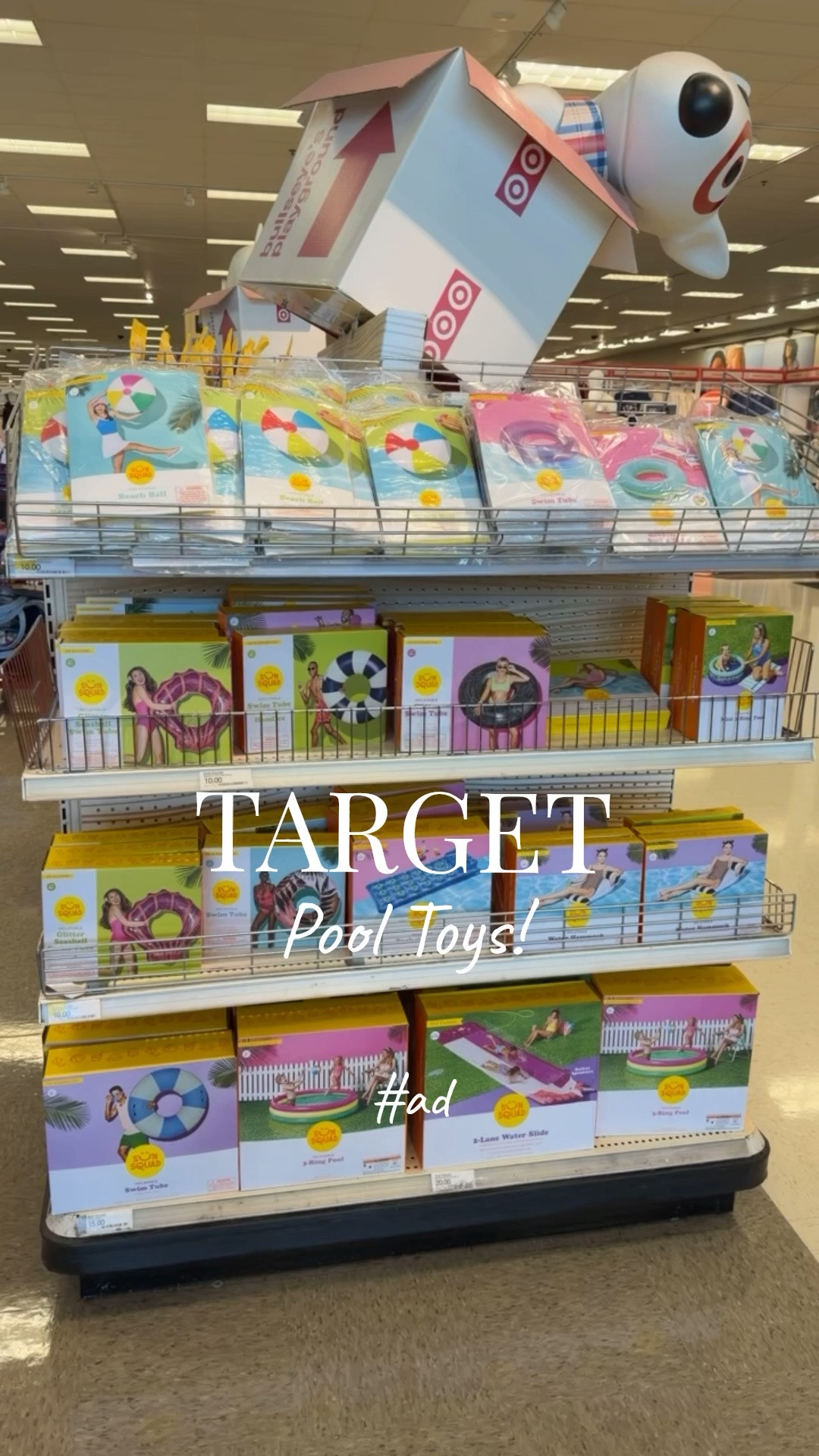 #ad New Target Sun Squad pool toys are out starting at just $3! Inflatable beach balls, inner tubes, water hammocks, water slides, pools and more must-haves for summer fun at the pool or beach. @Target

#LTKSeasonal #LTKSwim #LTKKids
