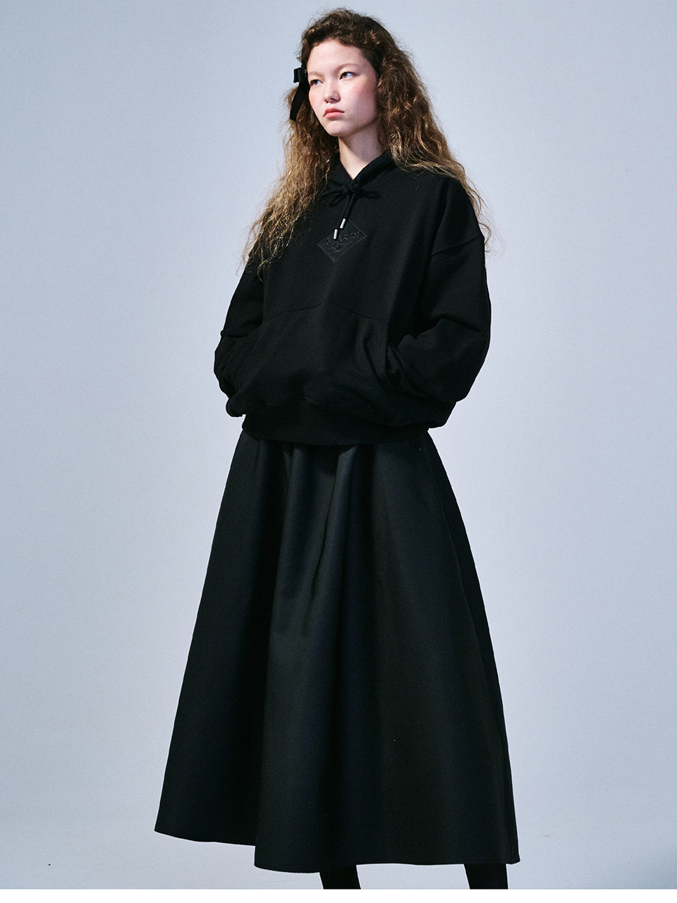 Crepe Volume Maxi Skirt | W Concept (US)