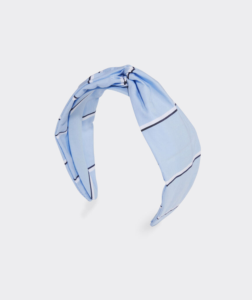 Poplin Striped Headband | vineyard vines