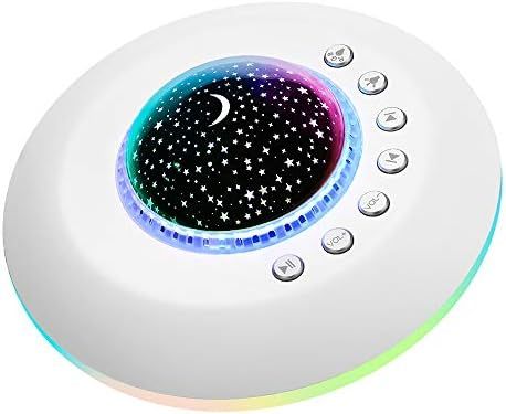White Noise Machine Baby for Sleeping with Night Light/Starry Ambient Light, USB Portable Sound M... | Amazon (US)