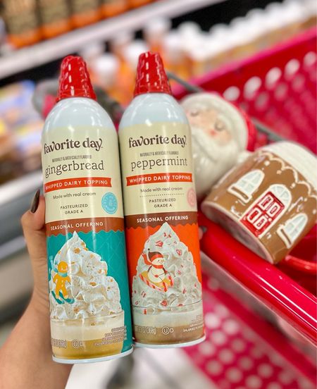 New holiday flavored whipped creams are back! These are perfect for your holiday coffee or hot cocoa😋

#LTKhome #LTKSeasonal #LTKHoliday