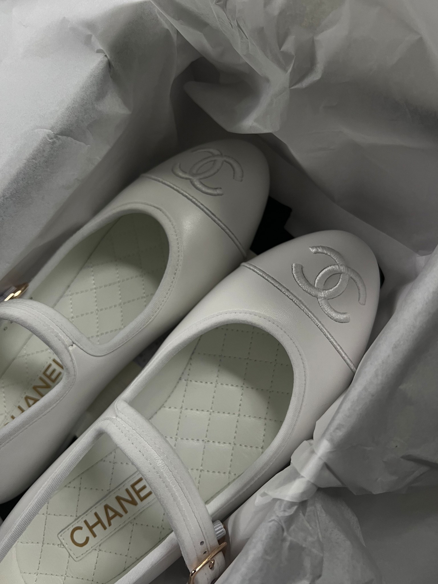 Shoe of the summer 
Ballet flat
Mary Jane shoe
Chanel

#LTKStyleTip #LTKWorkwear #LTKShoeCrush