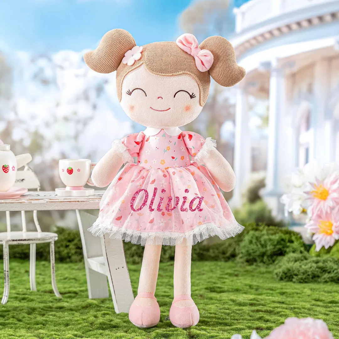 Gloveleya Personalized Spring Doll – Custom Name Soft Baby Doll | 1st Birthday Gift, Baby Showe... | Etsy (US)
