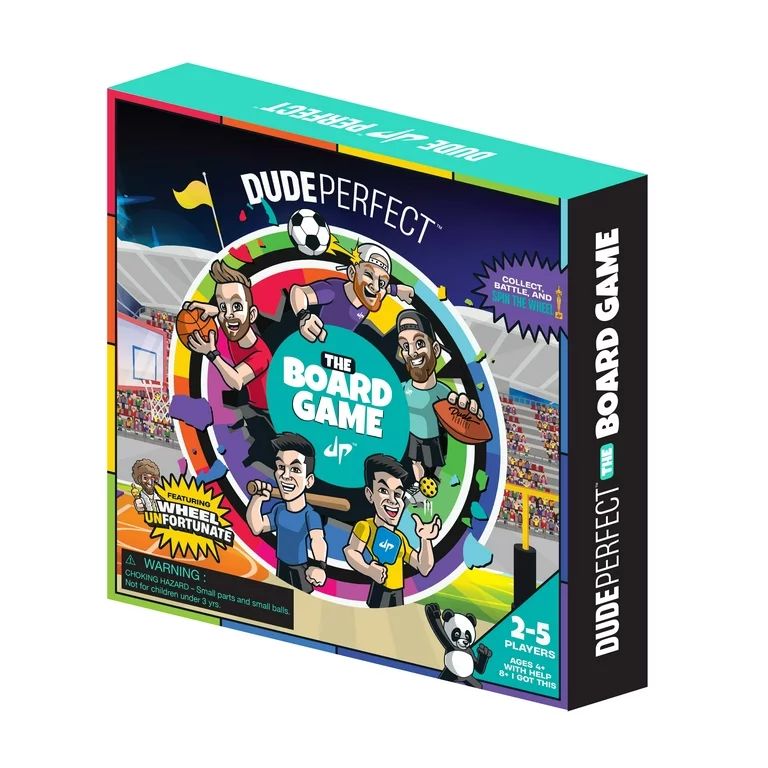 Dude Perfect the Board Game: Skills & Action Game, for All Ages, 5 Player Game | Walmart (US)