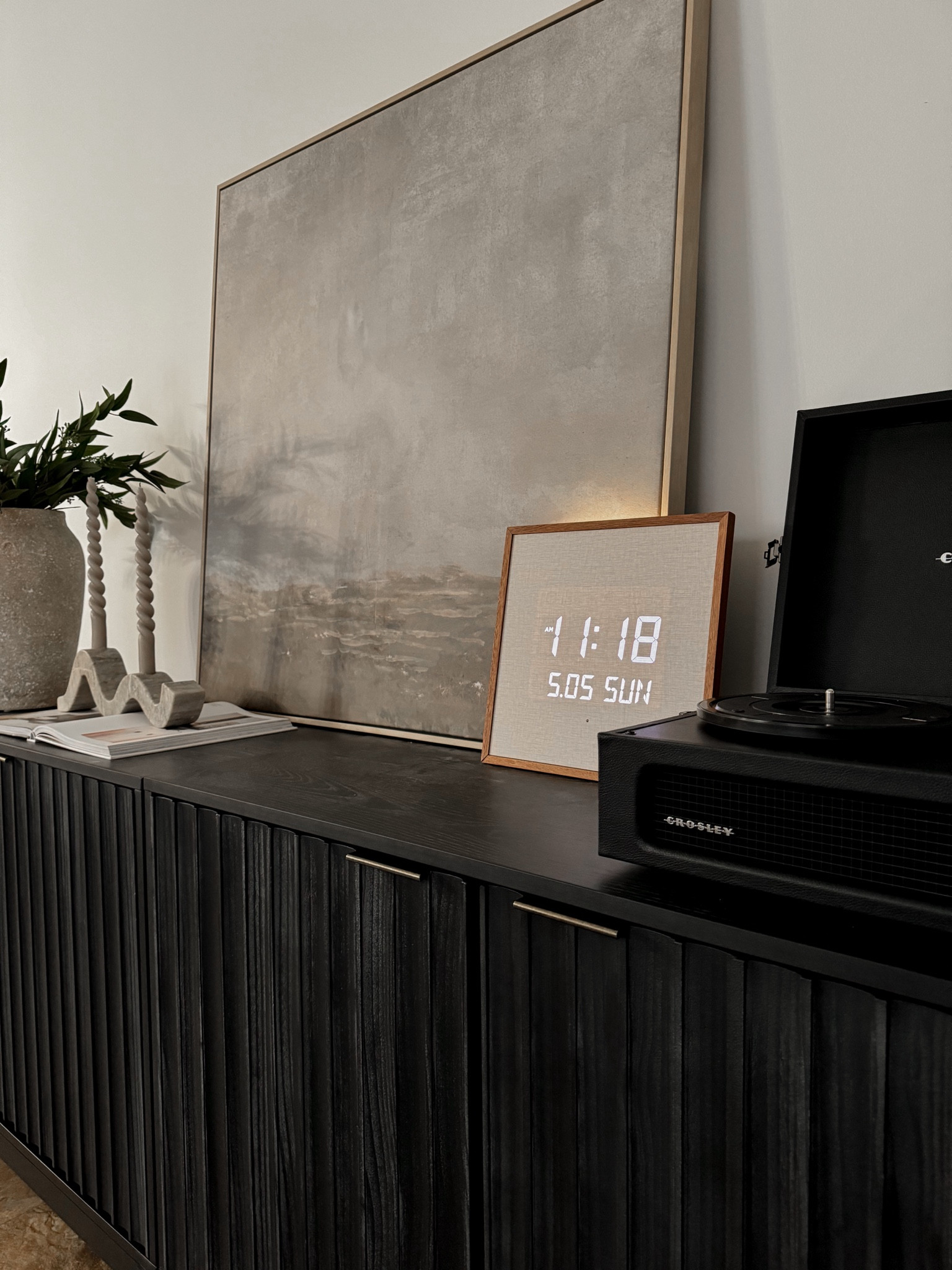 Digital wall clock, framed clock, Amazon find, console table decor, cabinet styling, living room decor, neutral decor, amazon clock

#LTKGiftGuide #LTKhome #LTKsalealert