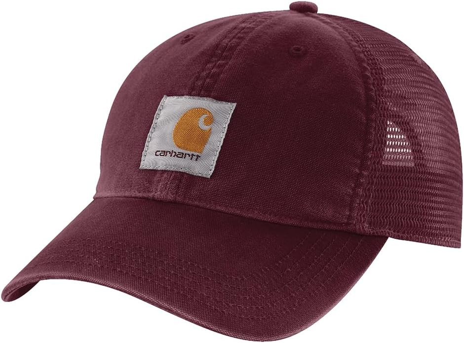 Carhartt Men's Buffalo Sandstone Meshback Cap | Amazon (US)