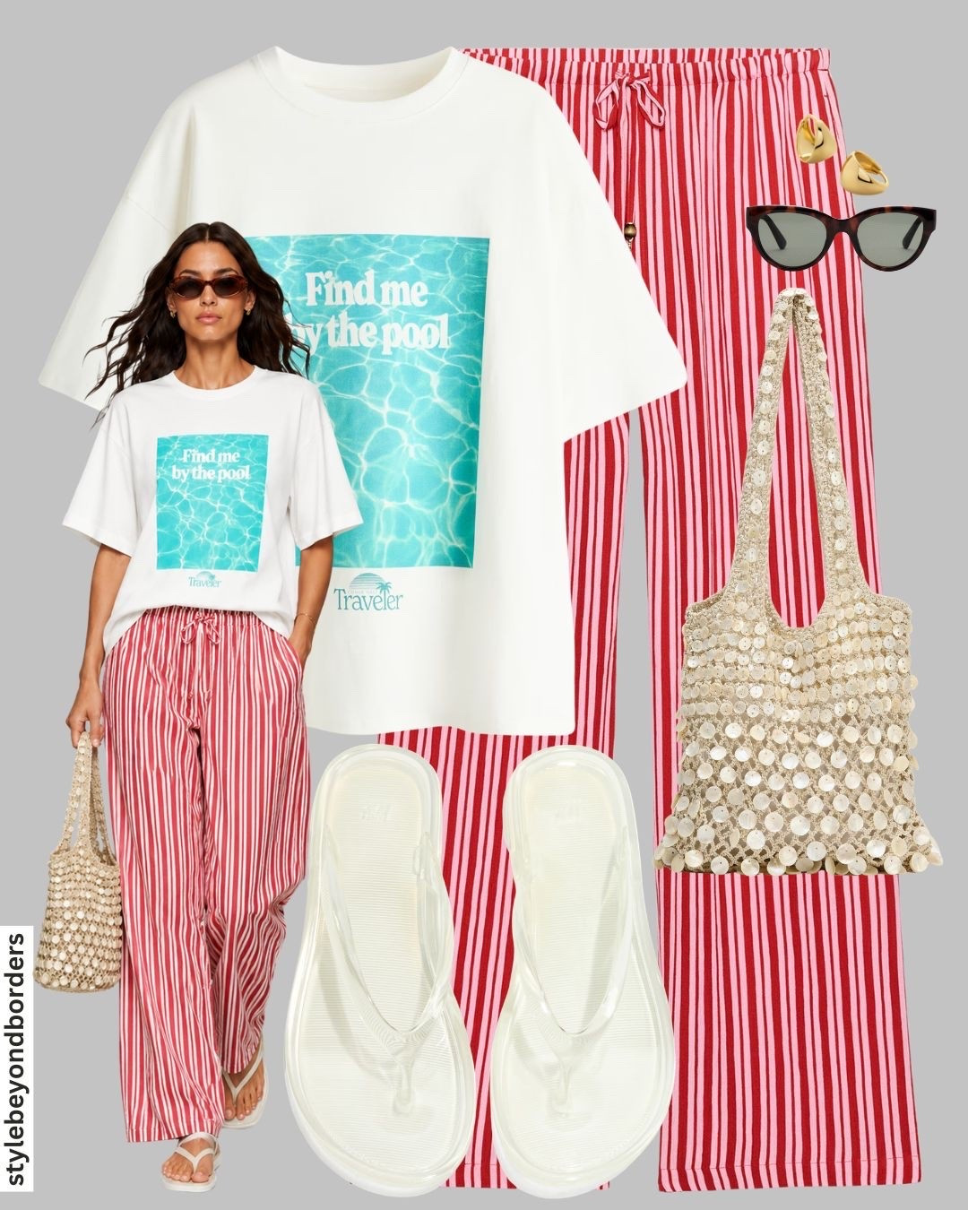 Holiday outfit ready! 🌸🌴🐝



Tags: graphic t shirt, printed t shirt, beach vacation, holiday outfit, striped trousers, pink striped trousers, red striped trousers, flip flops, jelly sandals, beaded bag, zara, H&M, summer outfit, easy to style outfit

#LTKsummer #LTKtravel #LTKstyletip