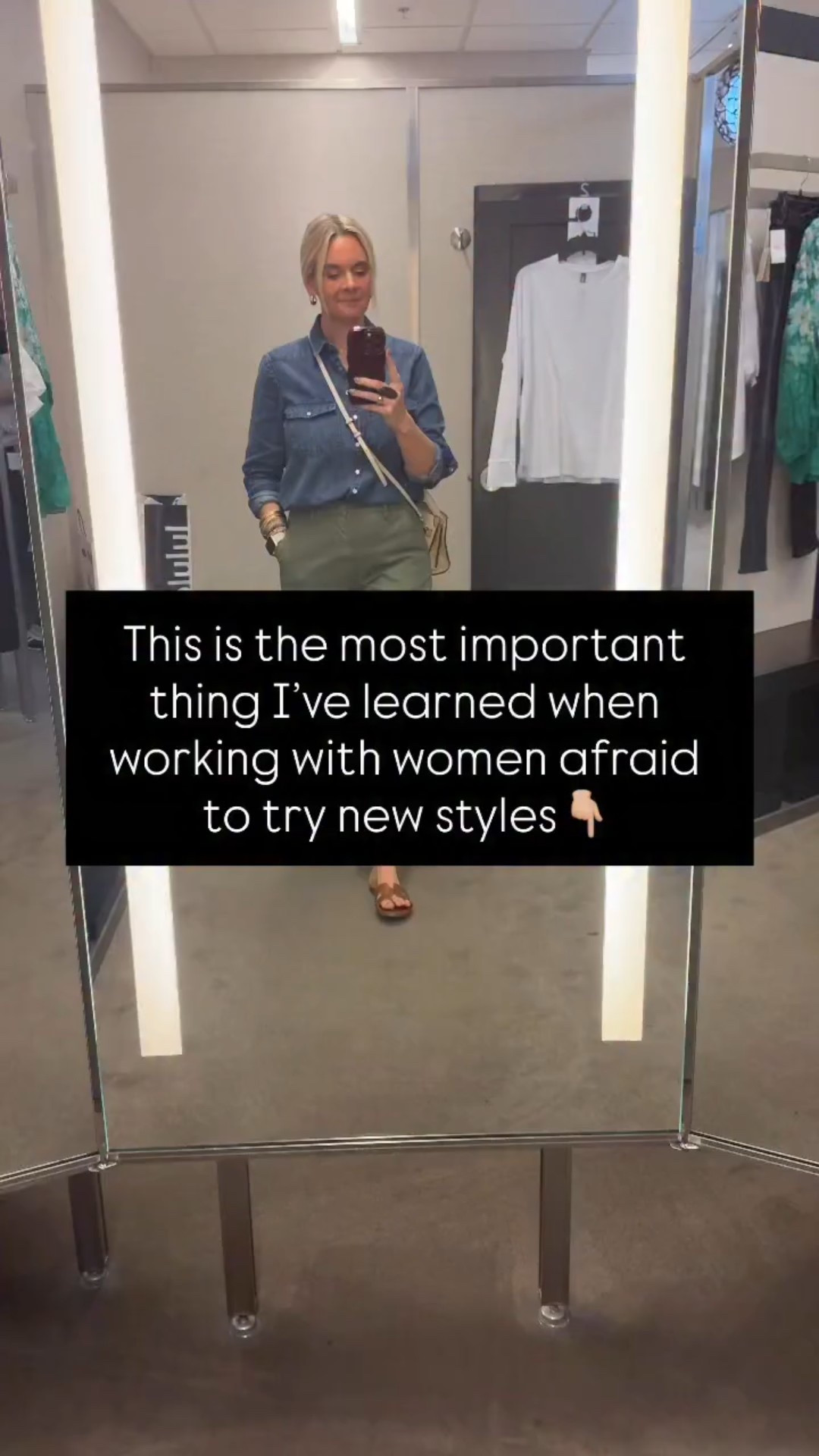 Feeling stuck in a style rut? You’re not alone. One of the biggest things I’ve learned when working with women afraid to try new styles is that fear often comes from the idea that fashion has rules—and breaking them feels risky. 

Here’s the truth: Style is yours to define. 

✨ You don’t have to stick to ‘safe’ neutrals—strategic color can elevate your look. 
✨ Trendy pieces don’t have to be intimidating—pair them with trusted classics. 
✨ Trying something new doesn’t mean starting from scratch—it means evolving with intention. 

The secret to stepping out of your comfort zone? Start small. One new item, one fresh silhouette, one unexpected accessory. 

DM us if you’re ready to refresh your wardrobe with confidence! Let’s explore new styles together. 

#PersonalStylingTips #PersonalStylistTips #PersonalStyling #effortlesstyle #personalstylist #nashvillestylist #styleover40