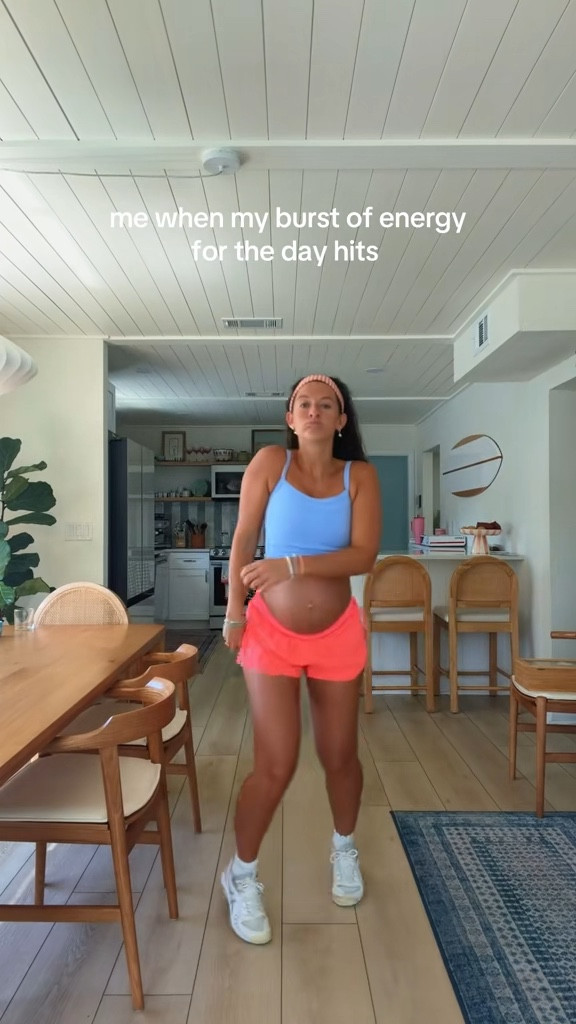When my burst of energy hits for the day 😂 

#LTKootd #LTKBump #LTKdayinmylife