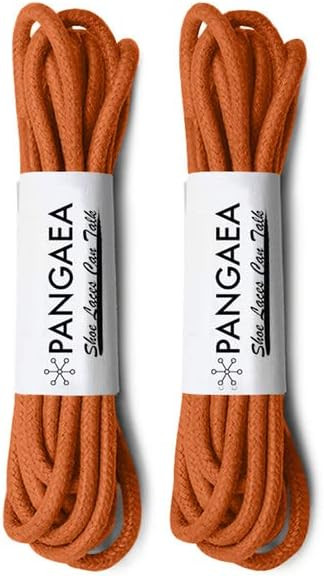 [4 Laces] 2-Pair Pack Waxed Round Oxford Shoe Laces for Dress Shoes Chukka 3/32Inch Thin | Amazon (US)