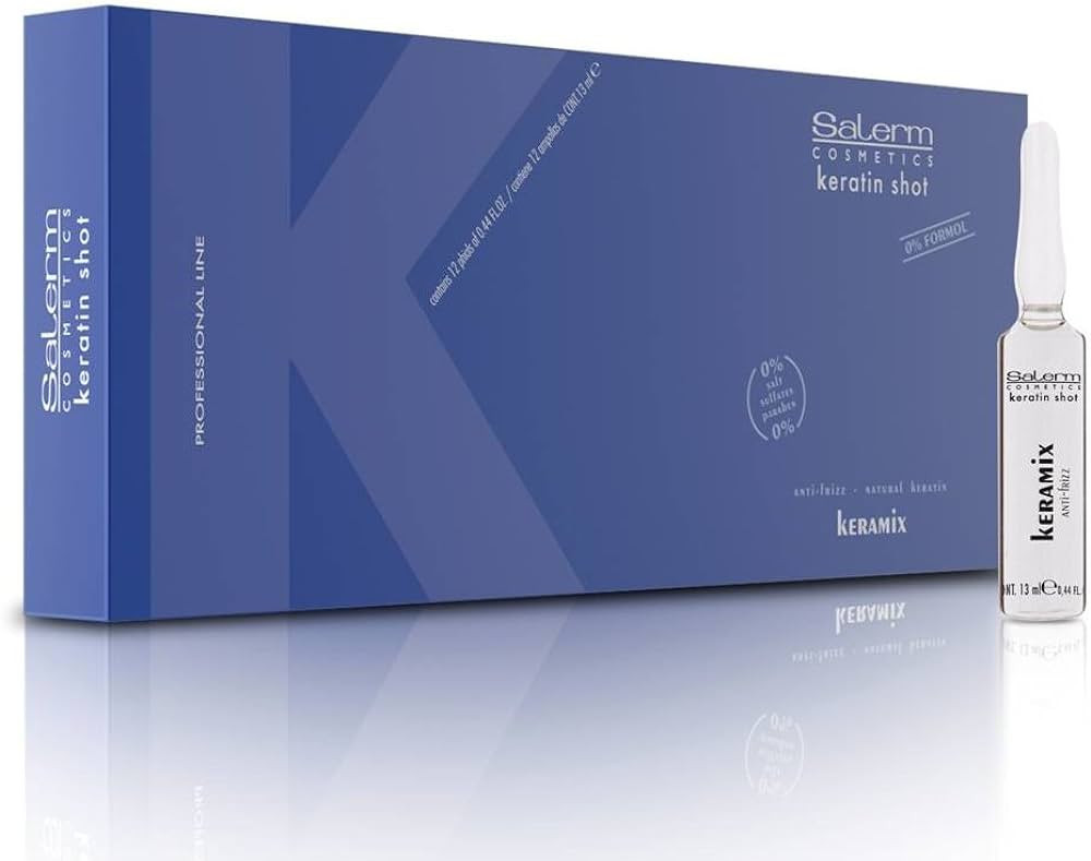 Salerm Cosmetics Keratin Shot KERAMIX Vials -Option 12 Vials | Amazon (US)