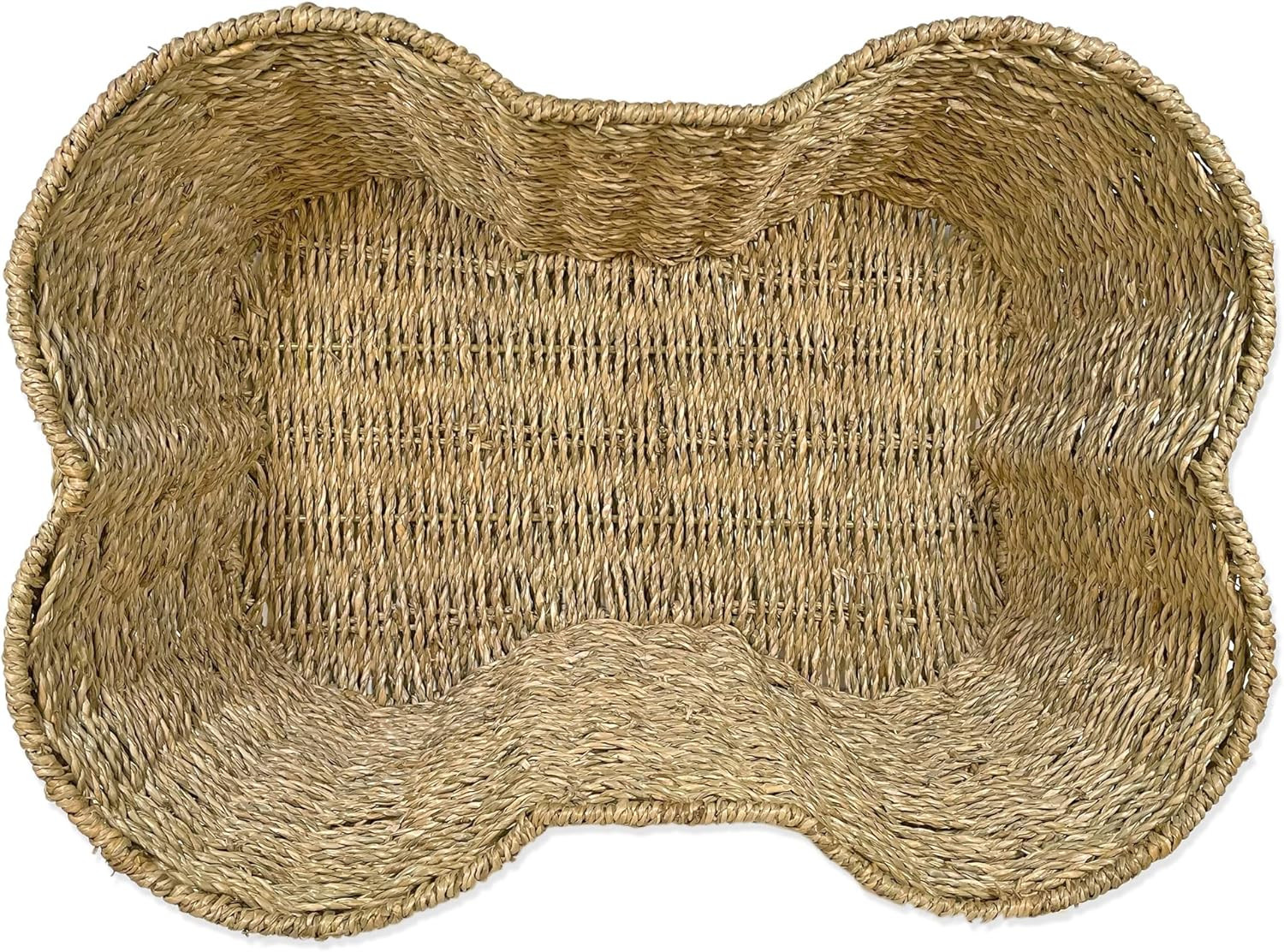 OtterPets Toy Bin for Pets, Bone Shape Basket, Seagrass Storage, Handmade, Dog Toy Bin Organizer | Amazon (US)