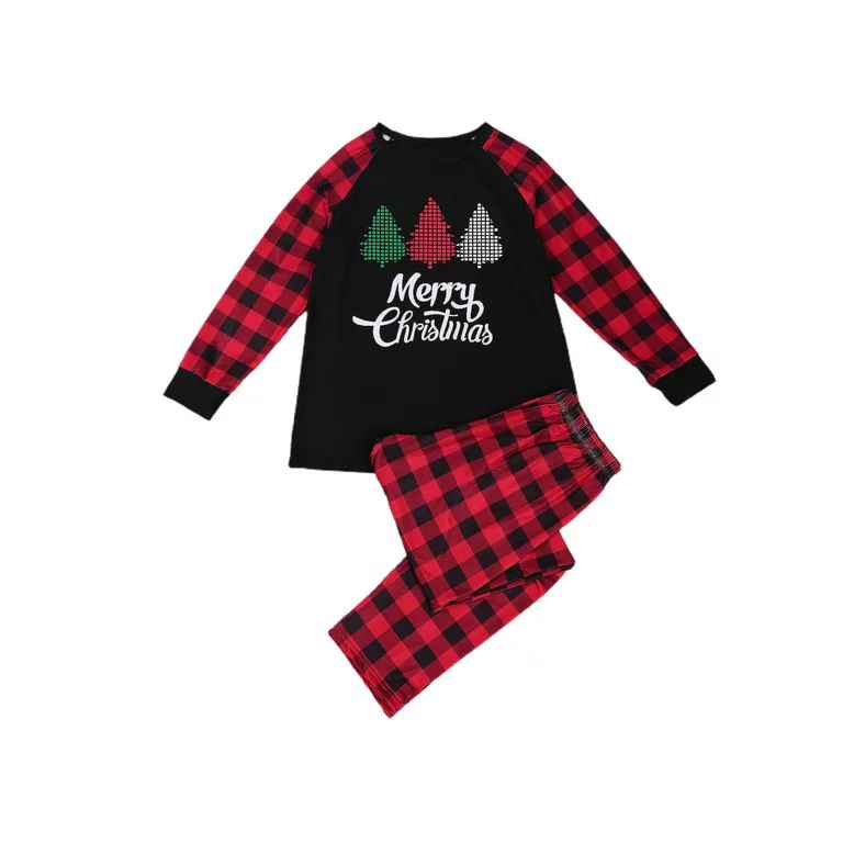 Family Matching Christmas Pajama Sets Christmastree Top Pants 2PCS Sleepwear Christmas PJs Bodysu... | Walmart (US)
