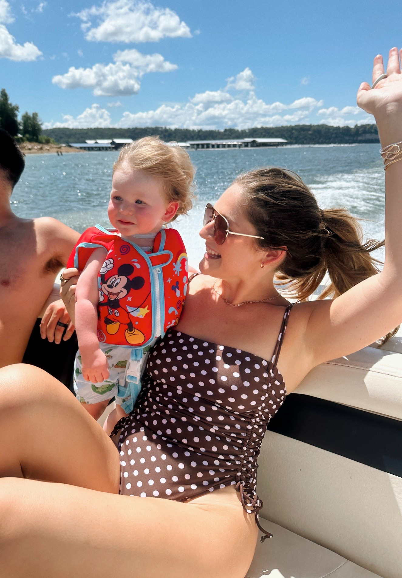 Lake weekend 🤠 $25 swimmie from target, wearing a size small 

#LTKFamily #LTKSwim #LTKFindsUnder50