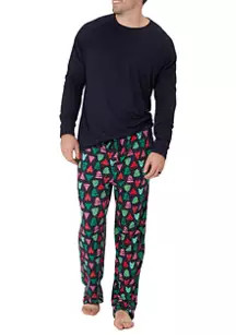 Big & Tall Christmas Trees Pajama Set - Dad | Belk