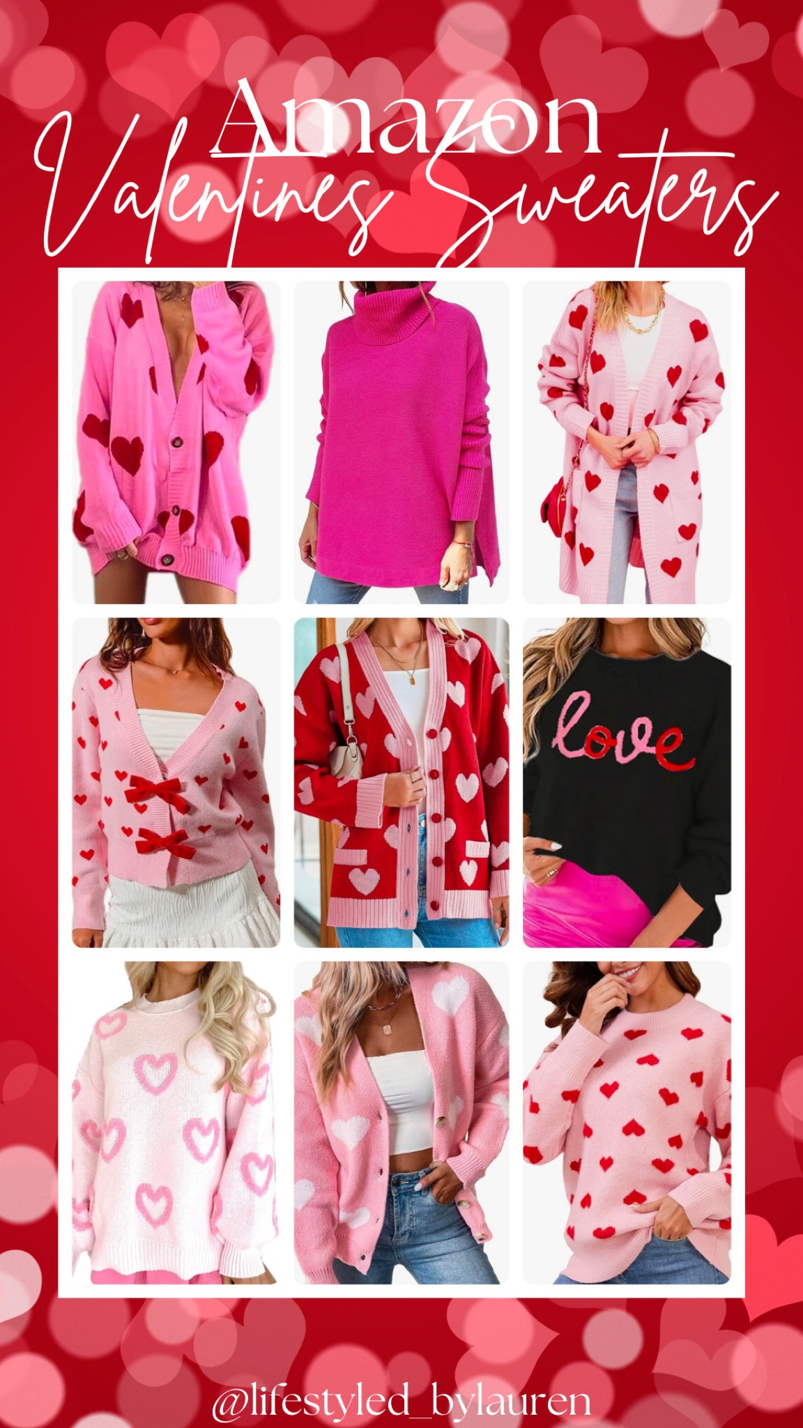 Loving these sweaters for Valentines Day! I love to have a couple to wear mid January through February! 💕

#LTKOver40