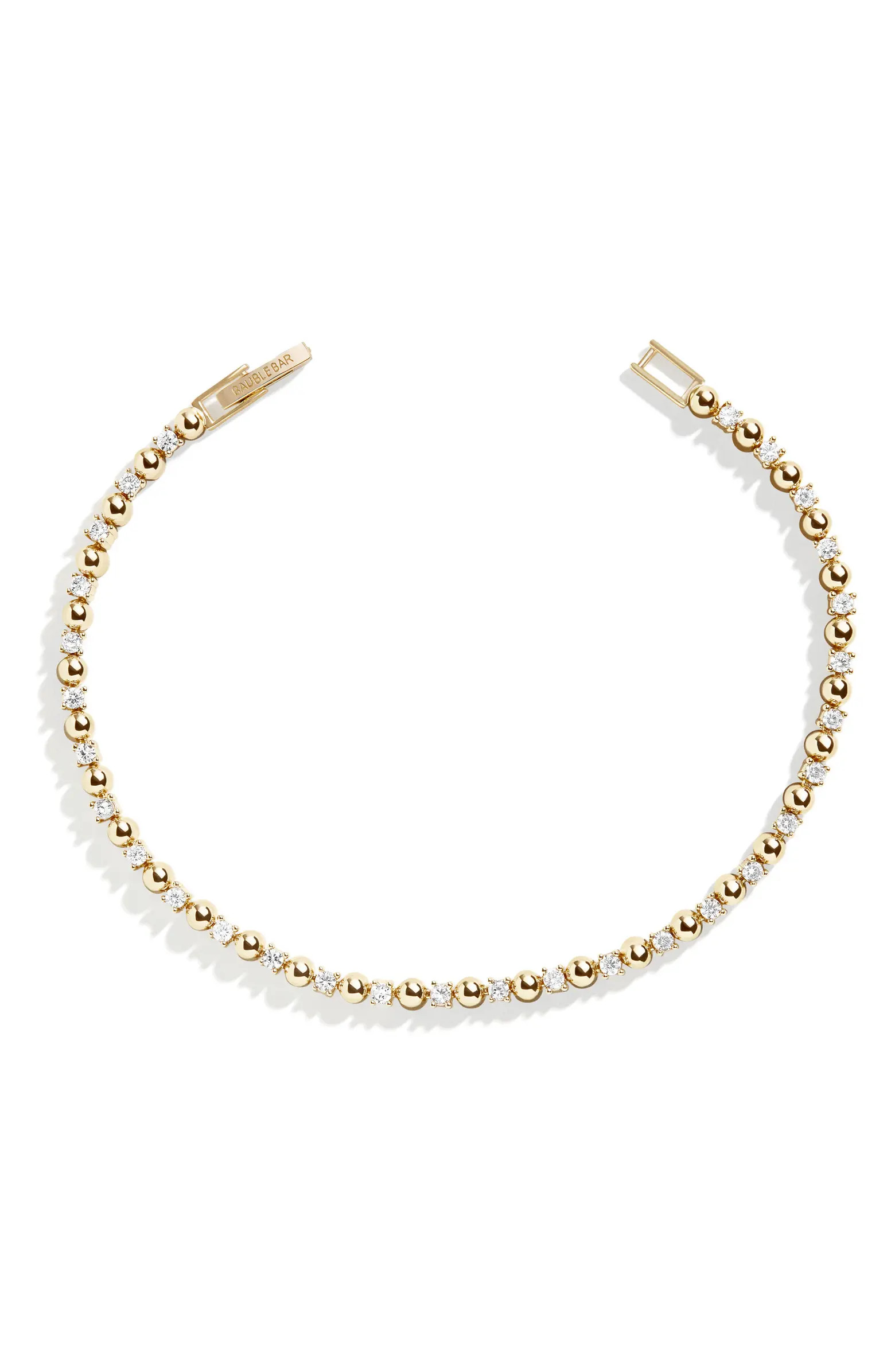 BaubleBar Cubic Zirconia Tennis Bracelet | Nordstrom | Nordstrom