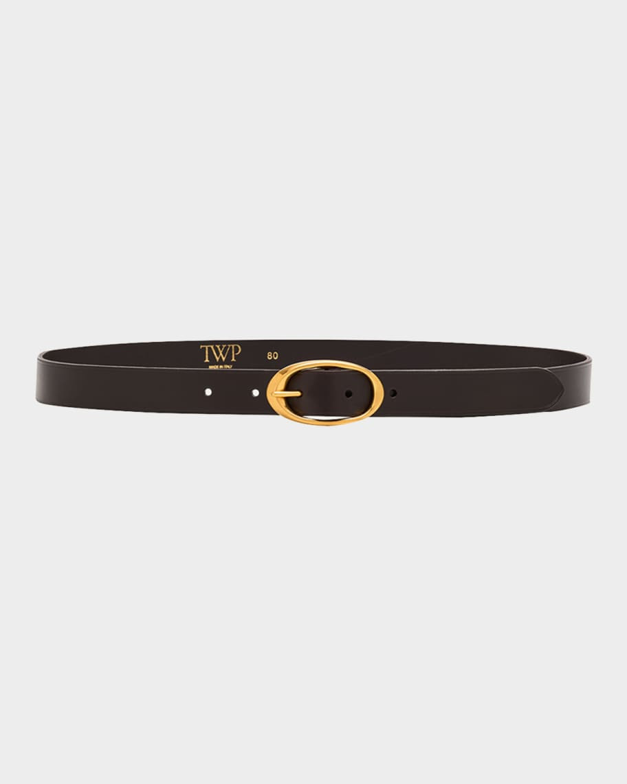 TWP Narrow Leather Belt | Neiman Marcus