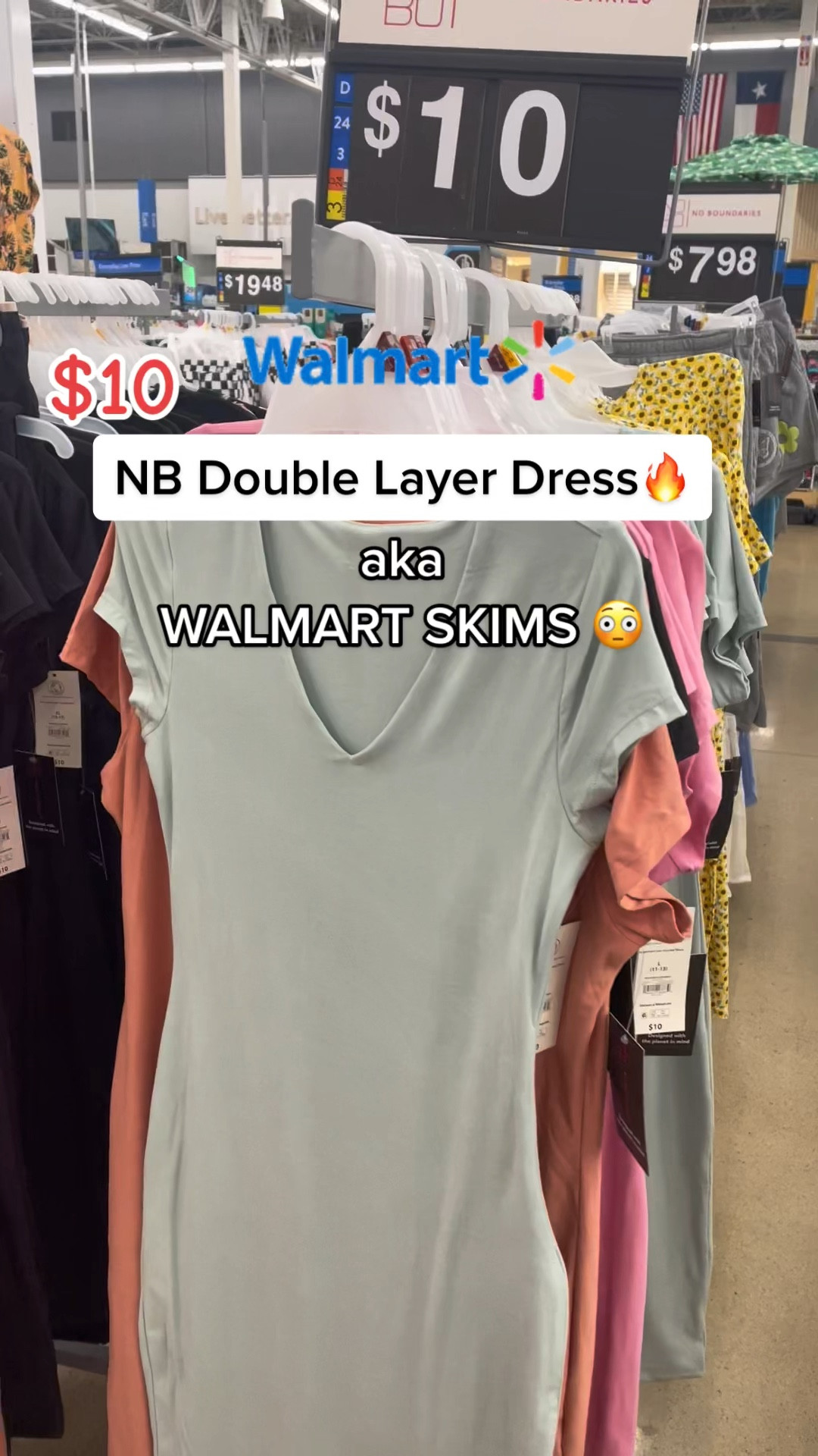 Walmart spring dresses No Boundairies Double Layer Dress. Skims dupe. Buttery soft dress. Casual body on dress


#LTKFind #LTKstyletip #LTKunder50
