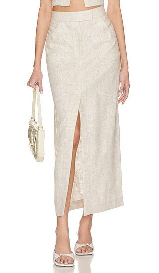 Orsina Maxi Skirt in Natural | Revolve Clothing (Global)