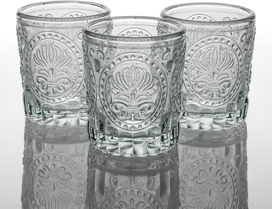 Richland Votive Holder Clear Textured Glass Set of 48 | Amazon (US)