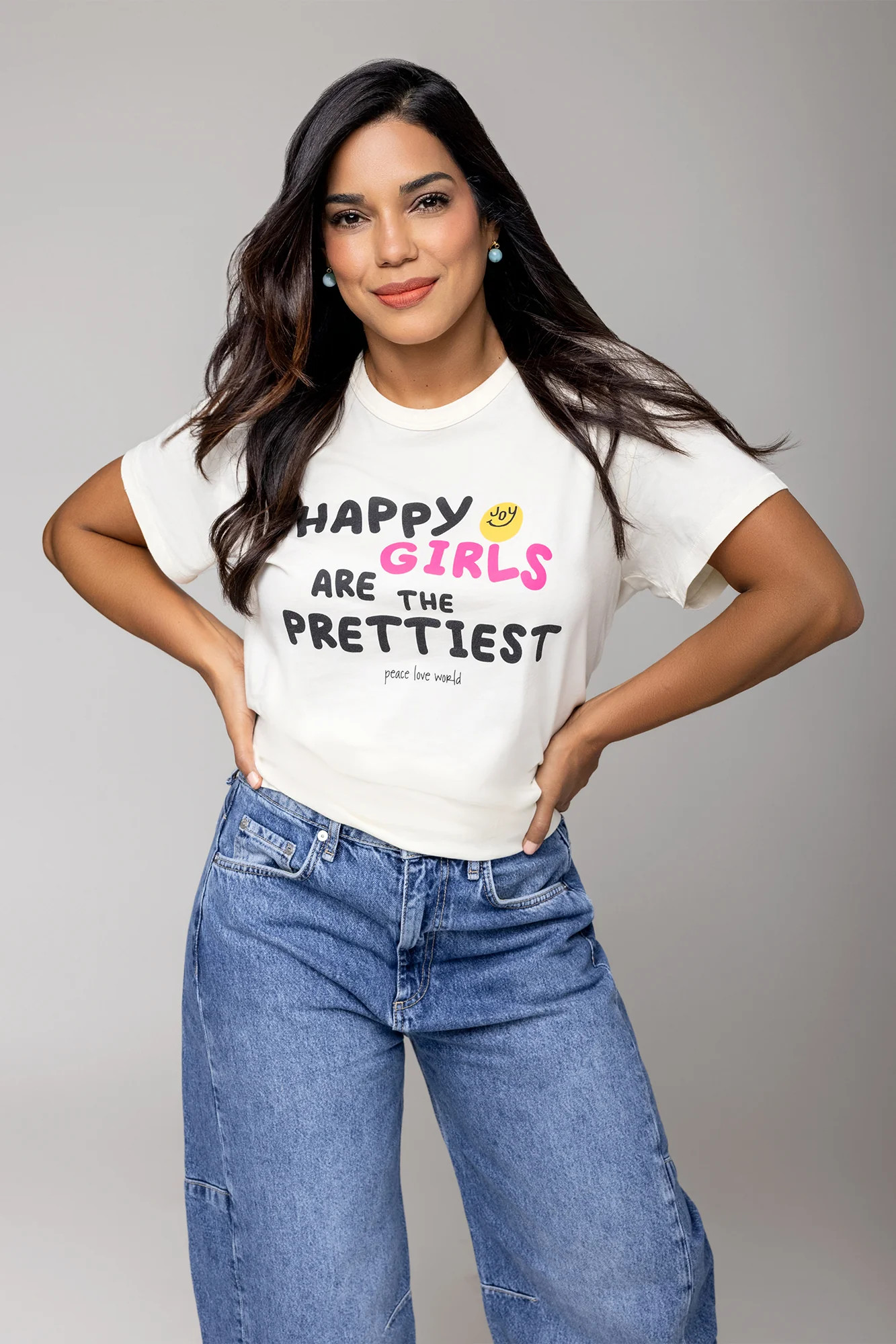 Happy Girls Are The Prettiest Tee | Peace Love World