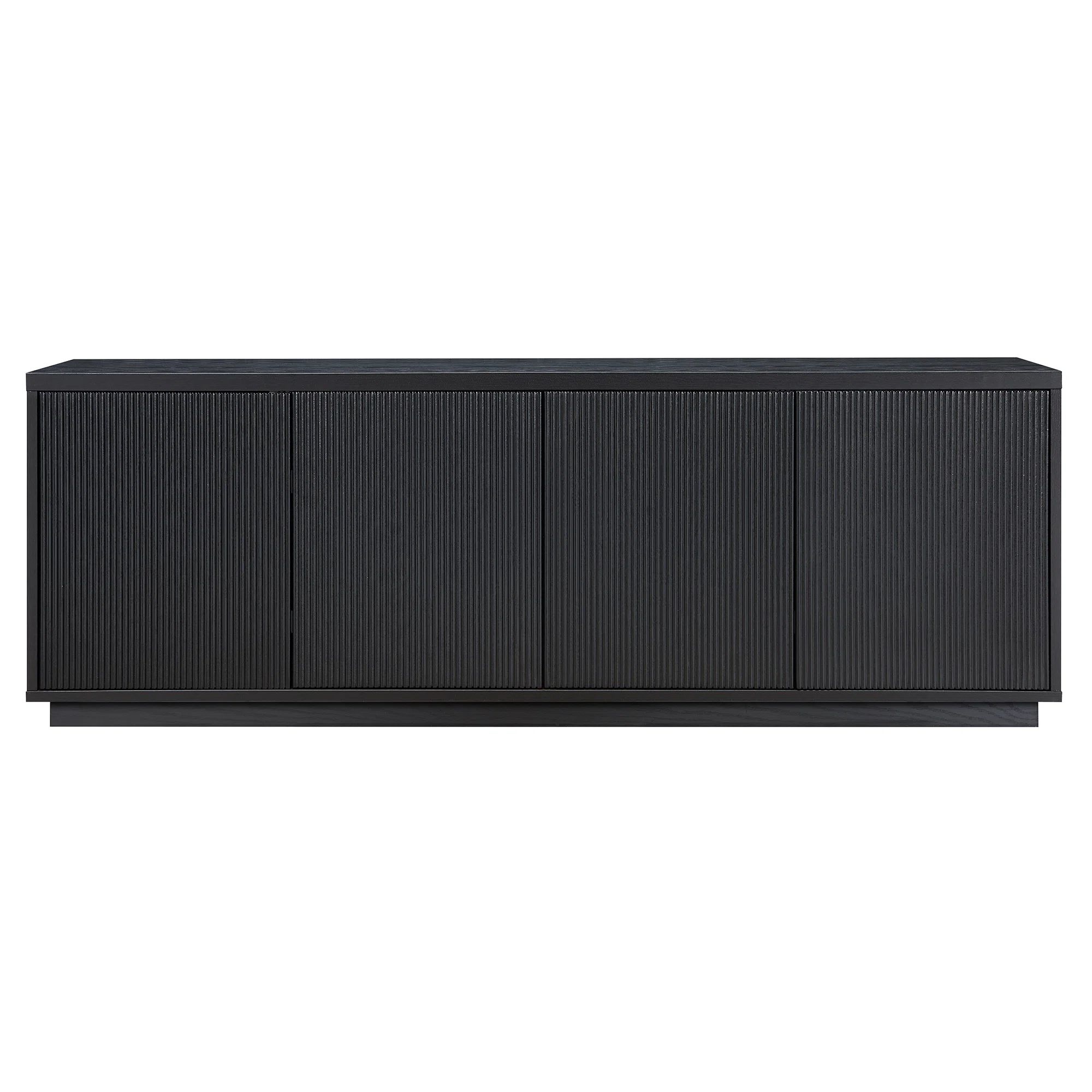 Black Grain Lenee 70'' Media Console | Wayfair North America