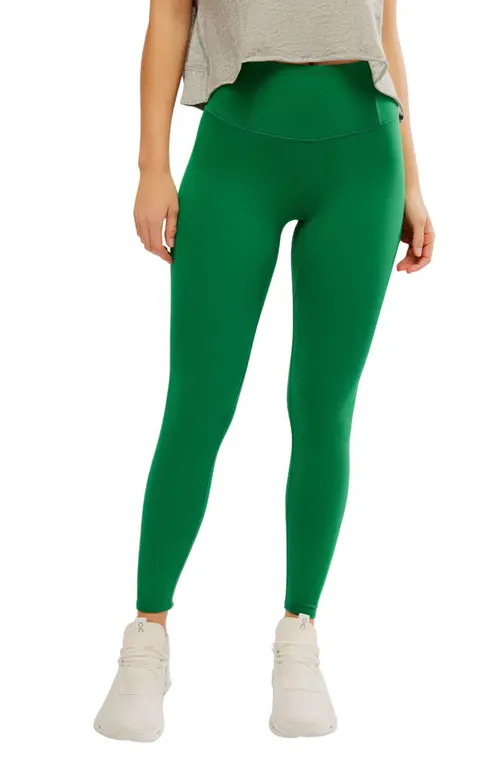 Free People FP Movement Never Better High Waist Leggings in Heritage Green at Nordstrom, Size Small | Nordstrom