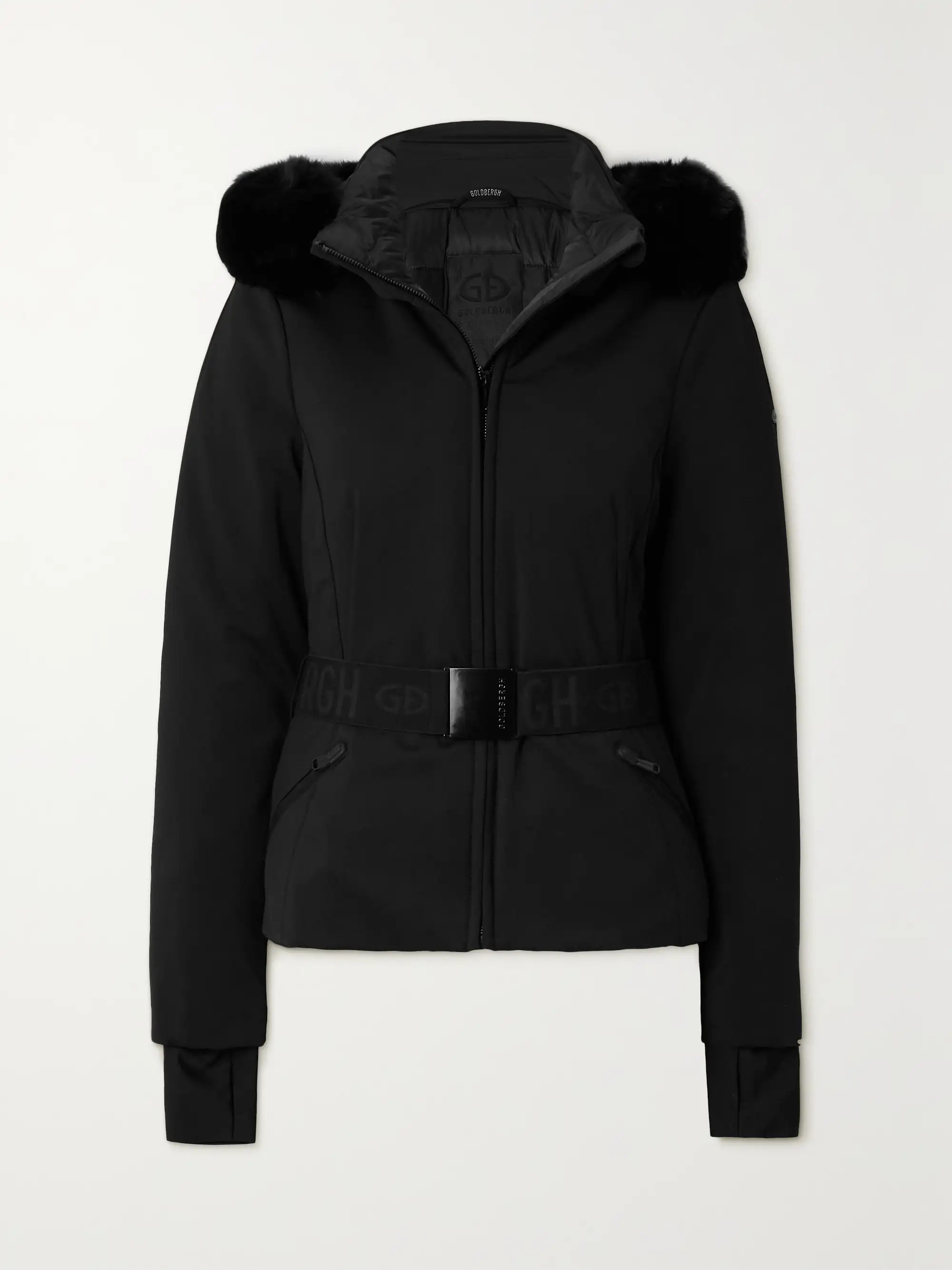 Hida faux fur-trimmed hooded ski jacket | NET-A-PORTER APAC