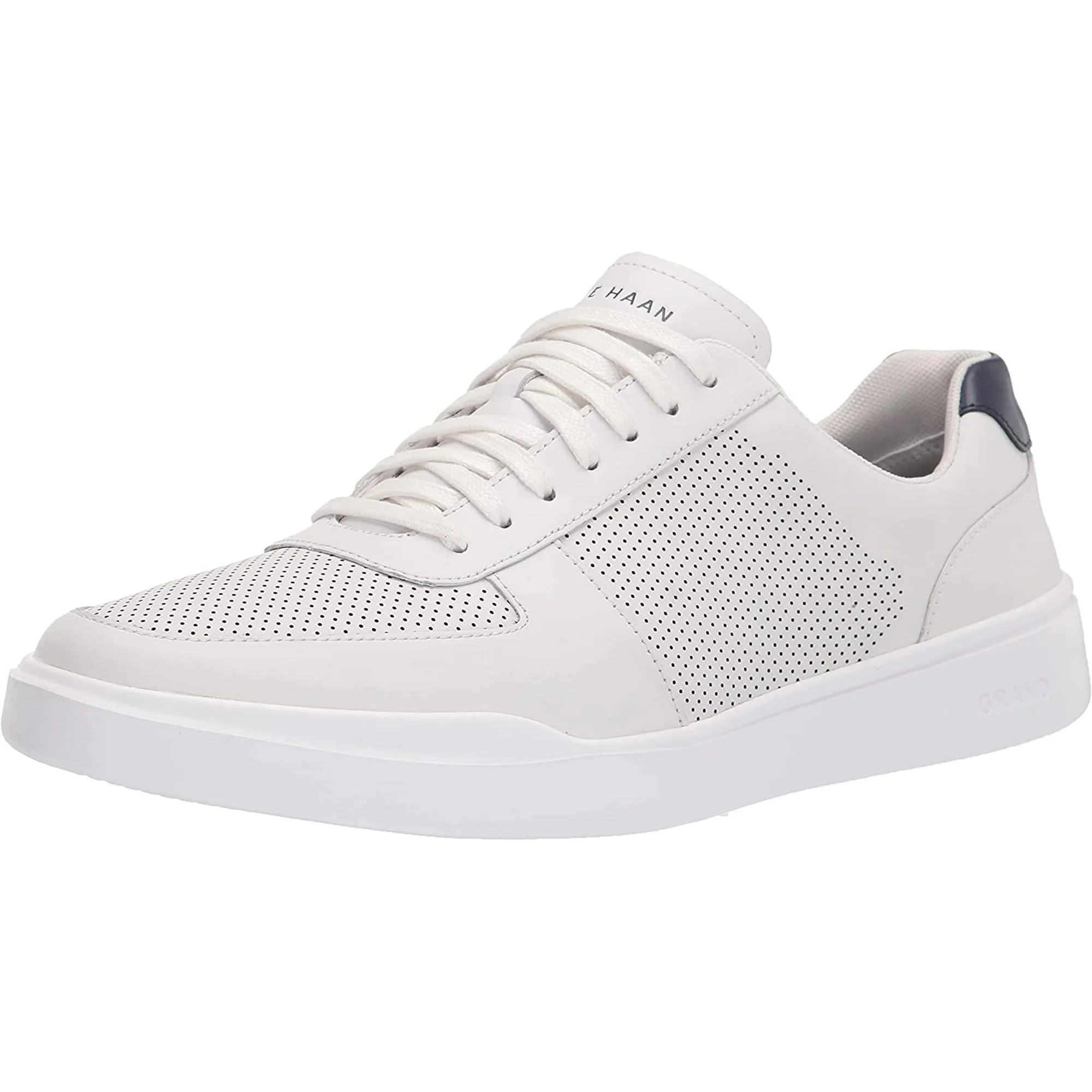 Cole Haan Men's Grand Crosscourt Modern Perforated Sneaker in Optic White, 8.5 US | Walmart (US)